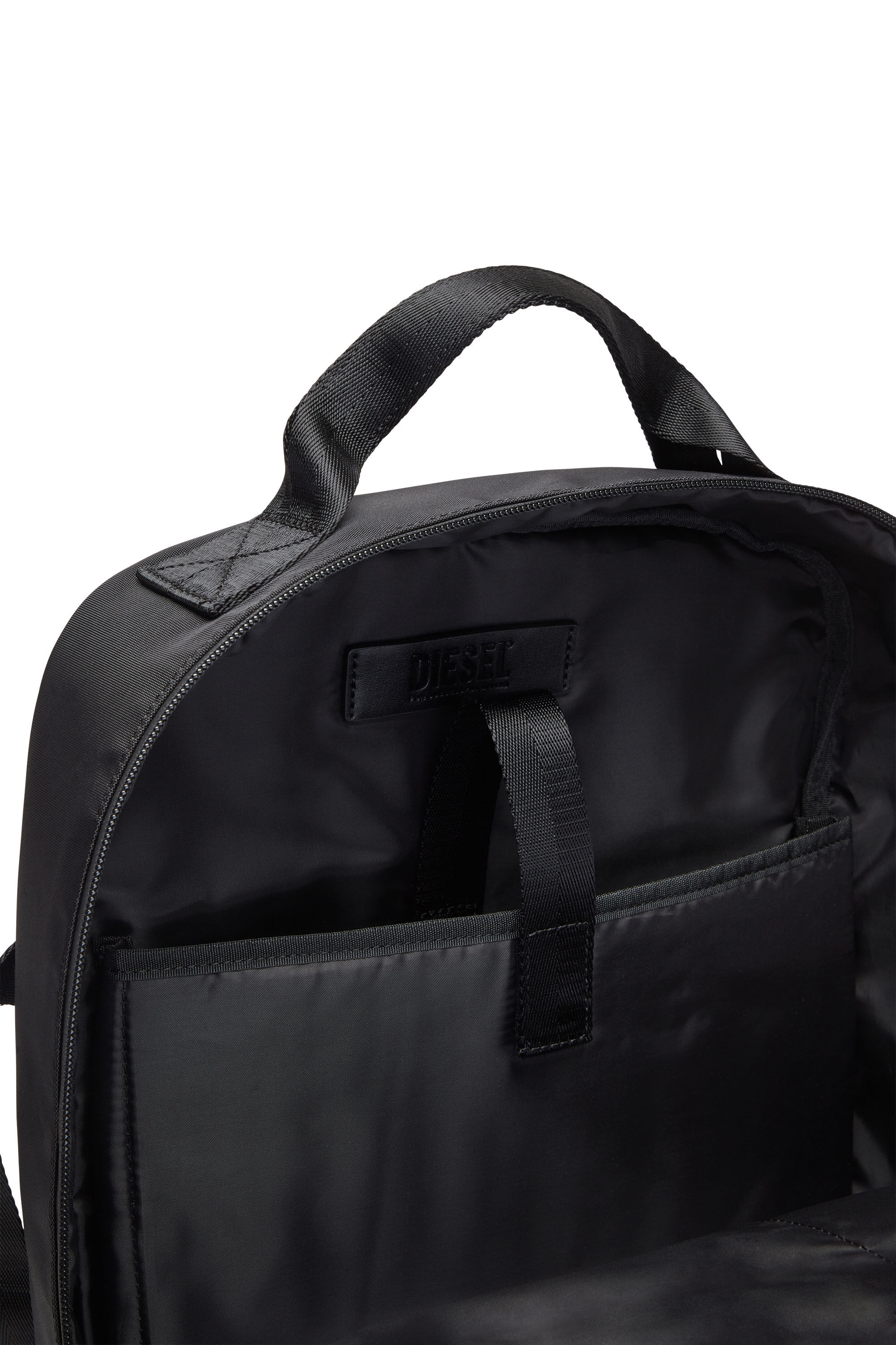 Diesel - DSRT BACKPACK, Man Dsrt-Utility backpack in printed nylon in Black - Image 2