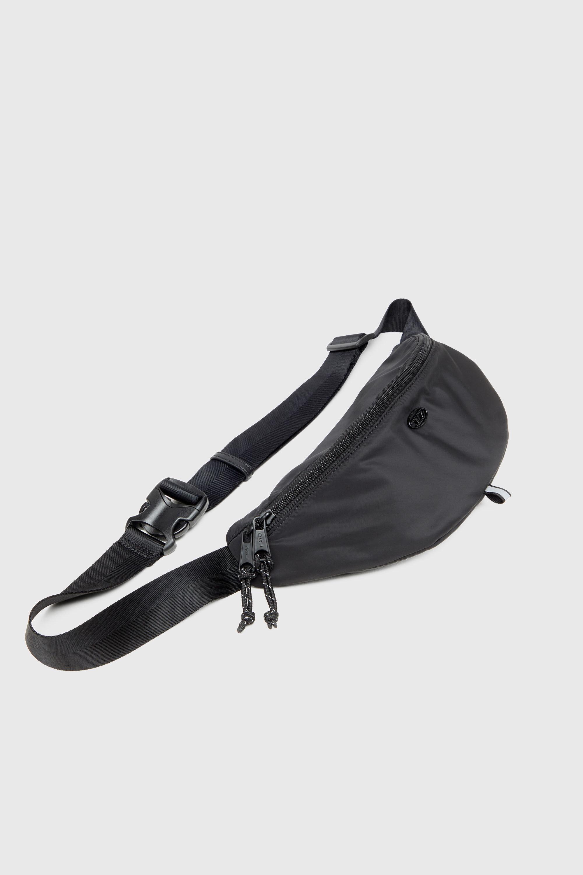 Diesel - D-PACK BELTBAG X, Man's D-Pack-Belt bag in satin-touch fabric in Black - 6