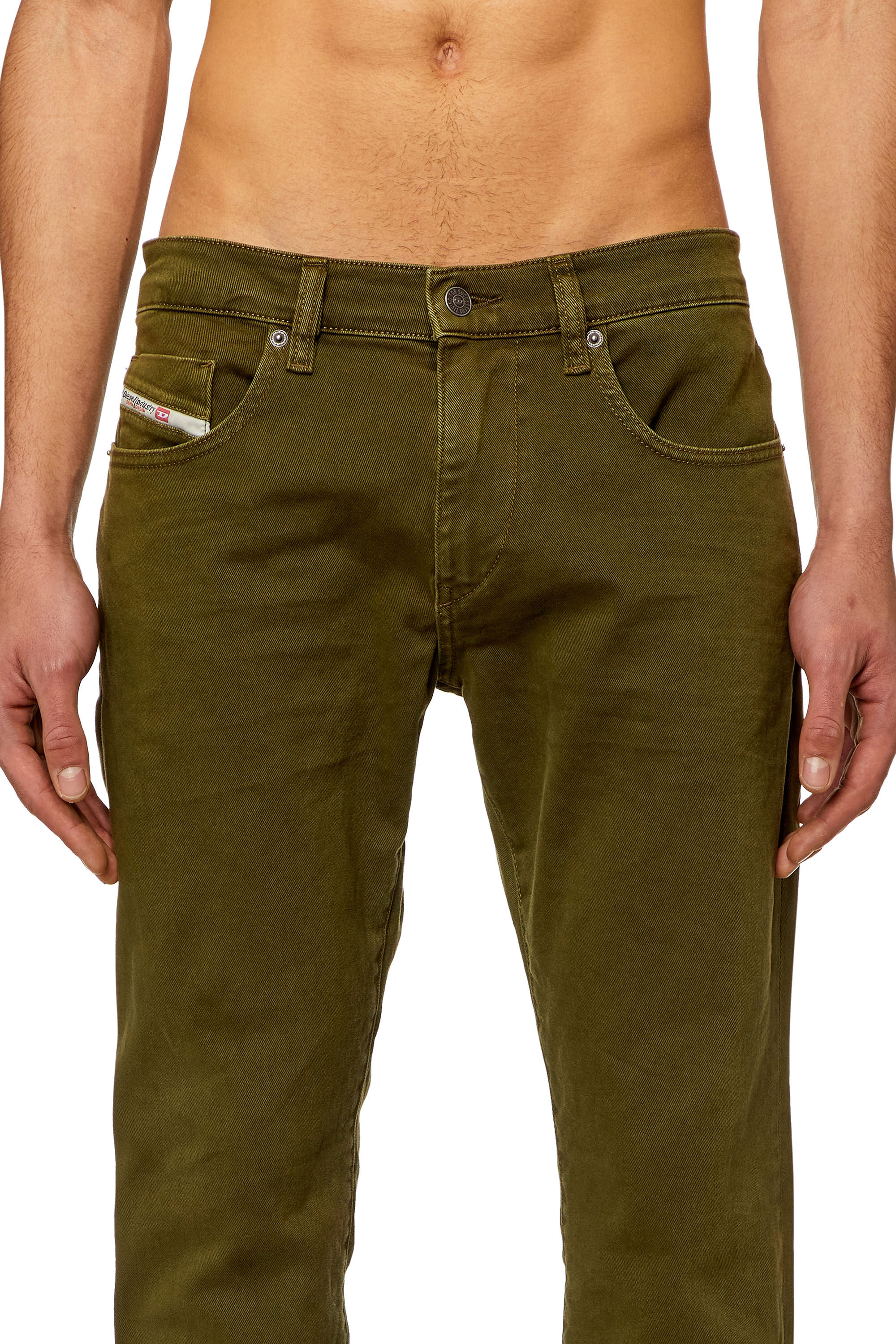 Diesel - Man Slim Jeans 2019 D-Strukt 0QWTY, Green - Image 5