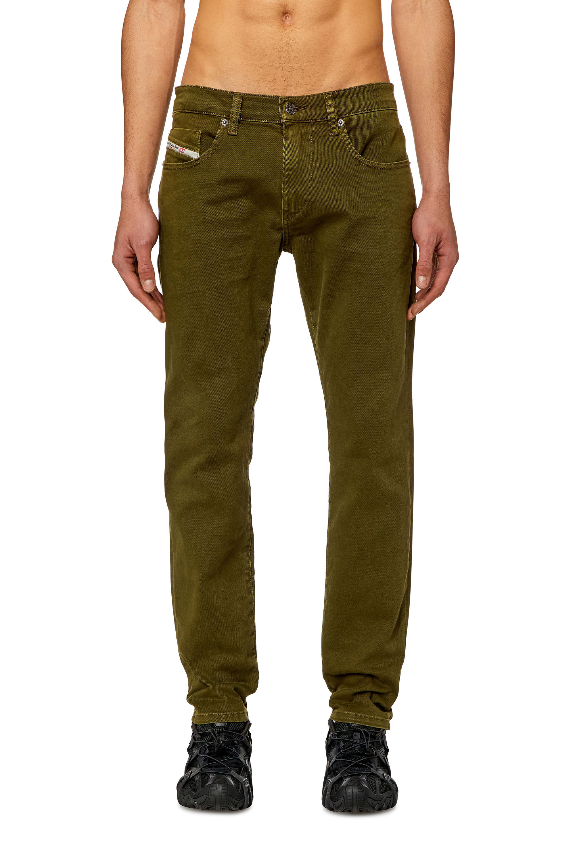 Diesel - Man Slim Jeans 2019 D-Strukt 0QWTY, Green - Image 3