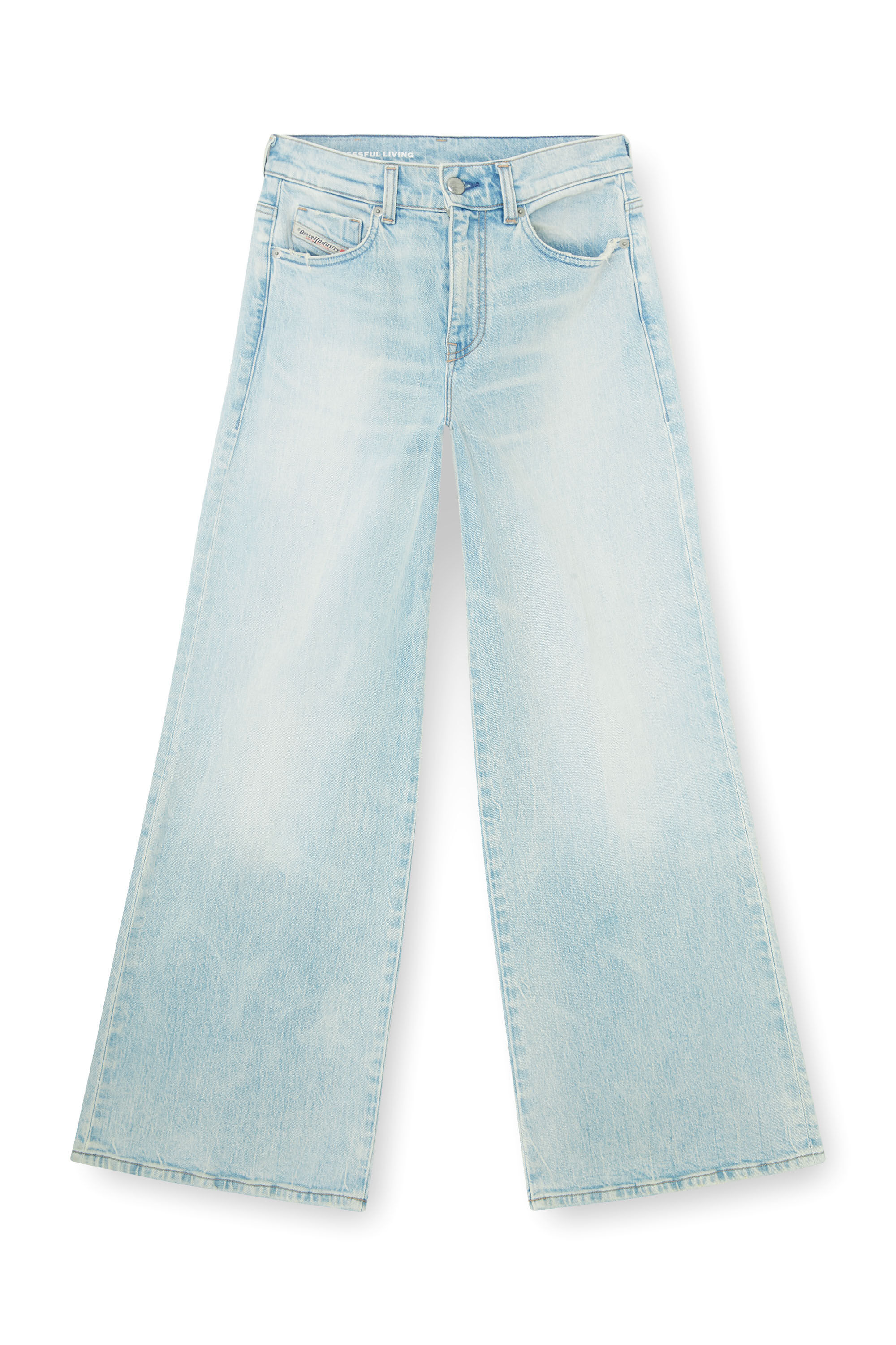 Diesel - Woman's Flare Jeans 1978 D-Akemi 0KBBX, Light Blue - 6