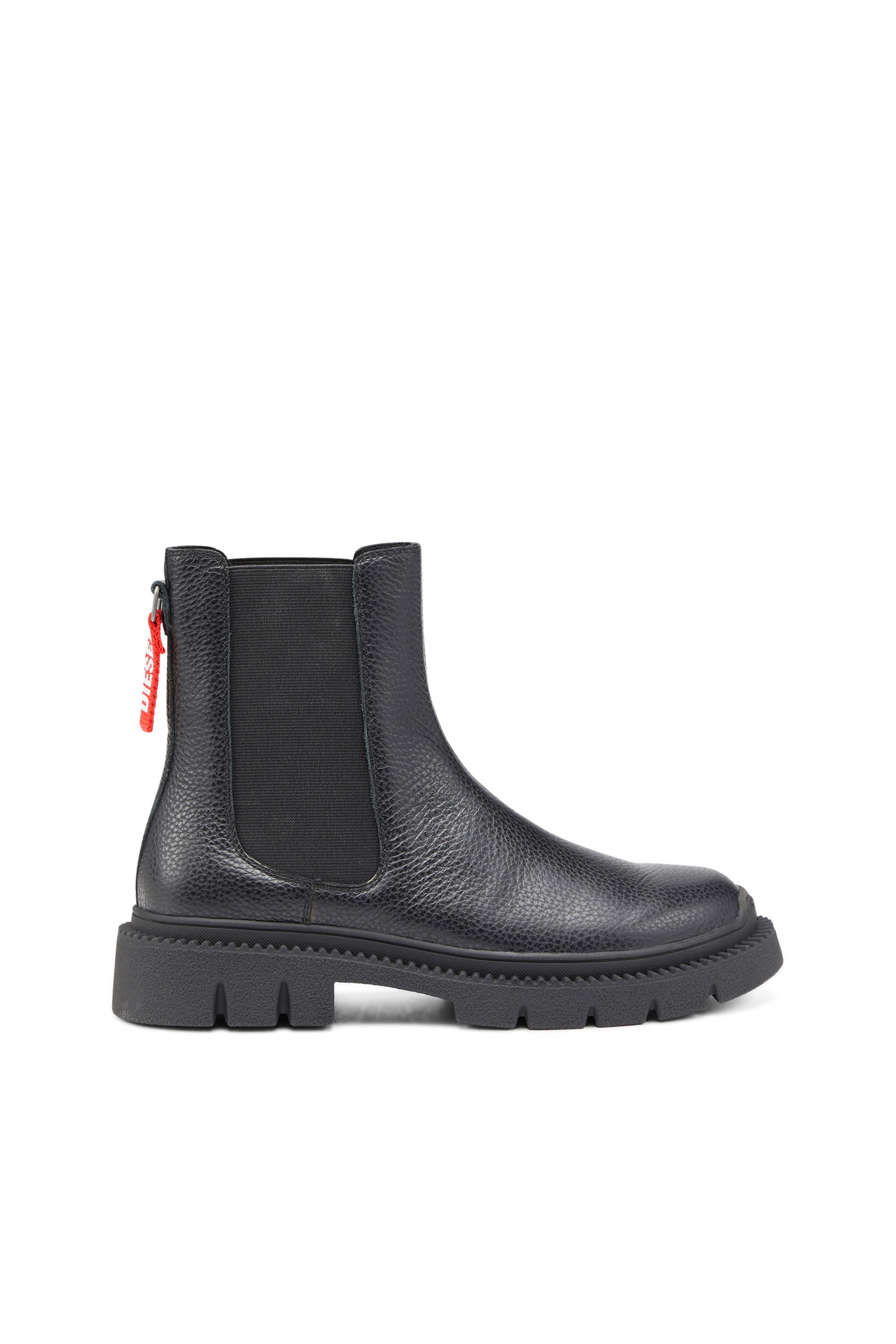 Diesel - D-TROIT CH, Man D-Troit-Chelsea boots with Diesel tape tag in Black - Image 1