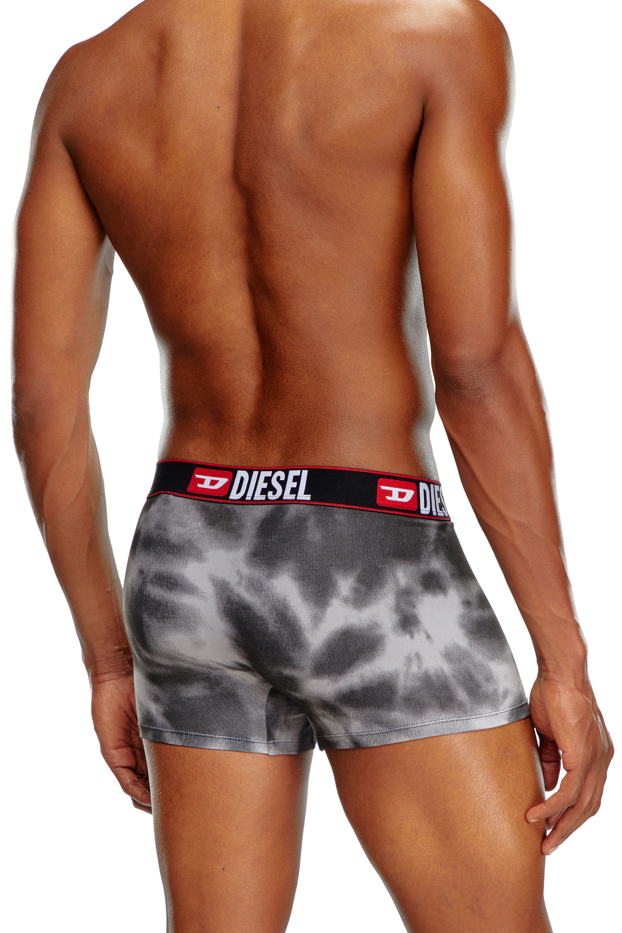 Diesel - UMBX-DAMIENTHREEPACK, Man's 3-pack of boxer briefs with cloudy motif in Black/Grey - 4