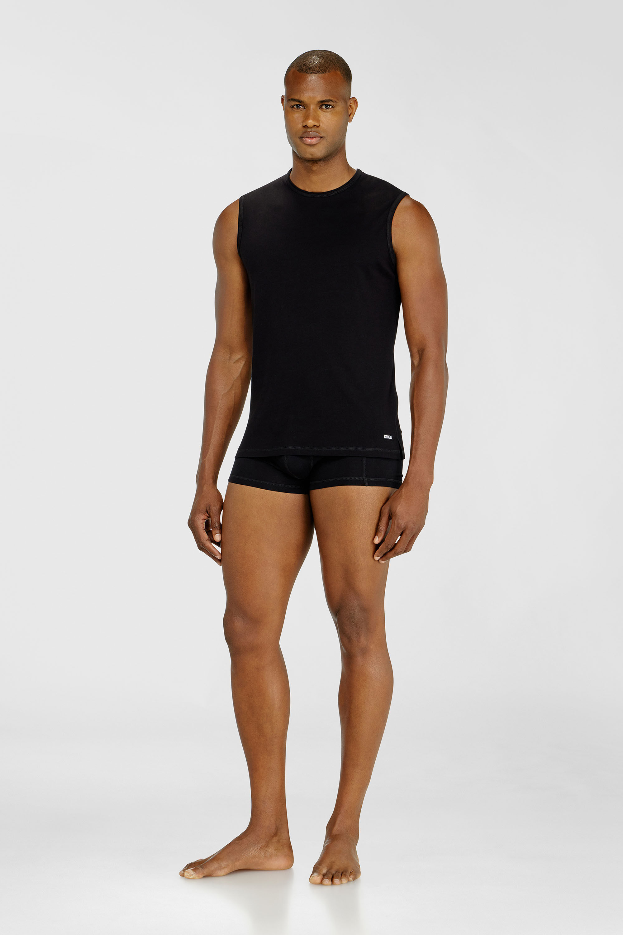 Diesel - TIM-UTLT-2PACK, Man's Set of two cotton tops in Black - 1