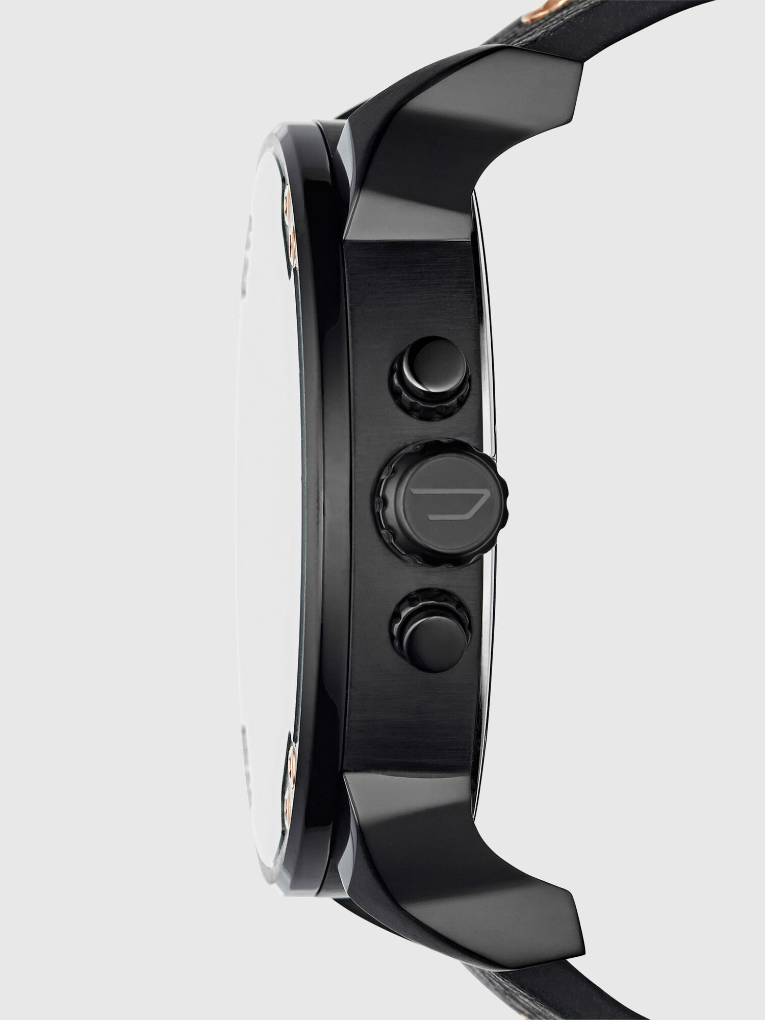DZ7350 Man Leather watch with detailed dial Diesel