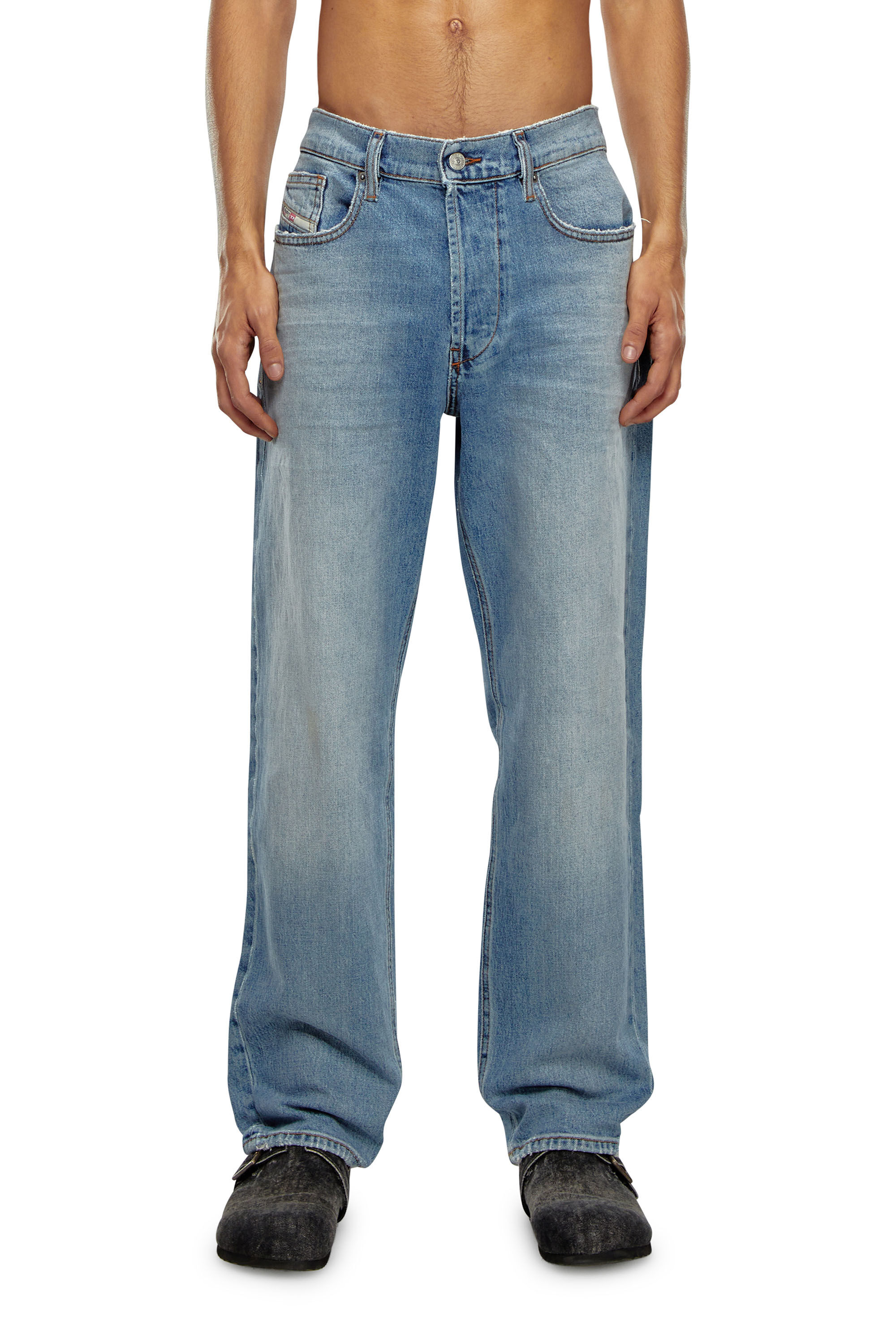 Diesel - Man Straight Jeans 2010 D-Macs 0DQAD, Light Blue - Image 3