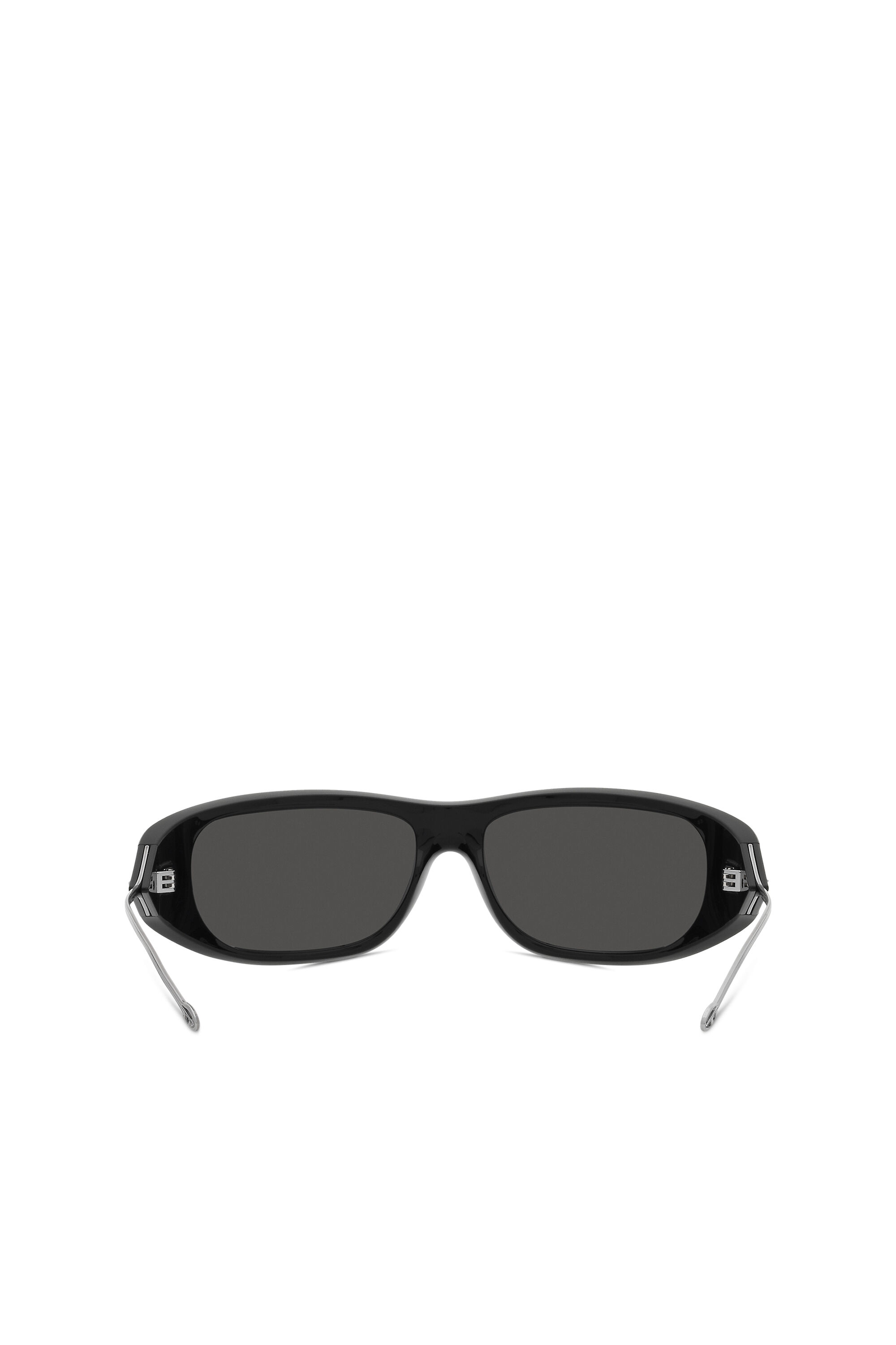 Diesel - 0DL3001, Unisex Wraparound style sunglasses in Black - Image 3