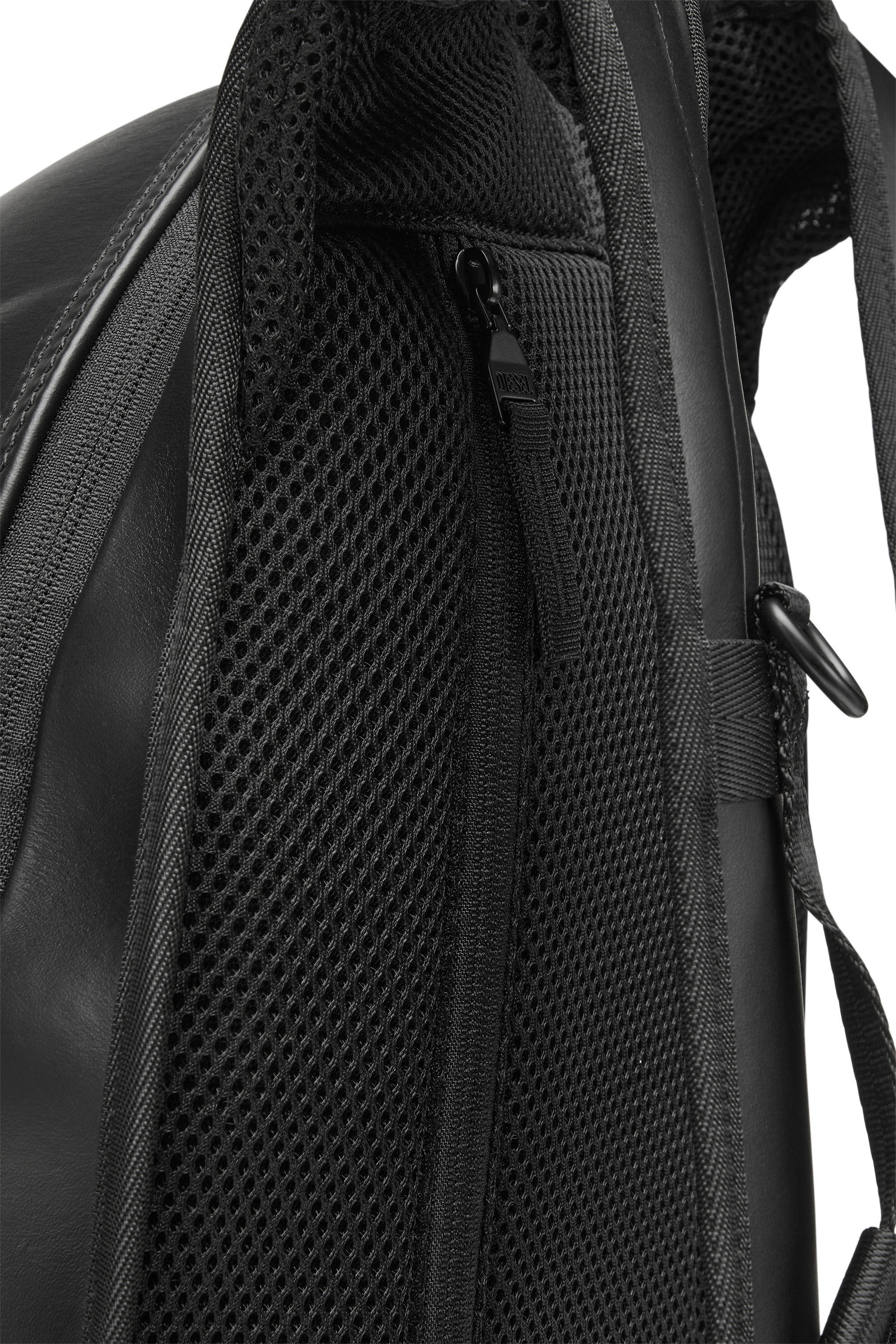 Diesel - 1DR-POD BACKPACK, Man 1DR-Pod Backpack - Hard shell leather backpack in Black - Image 5