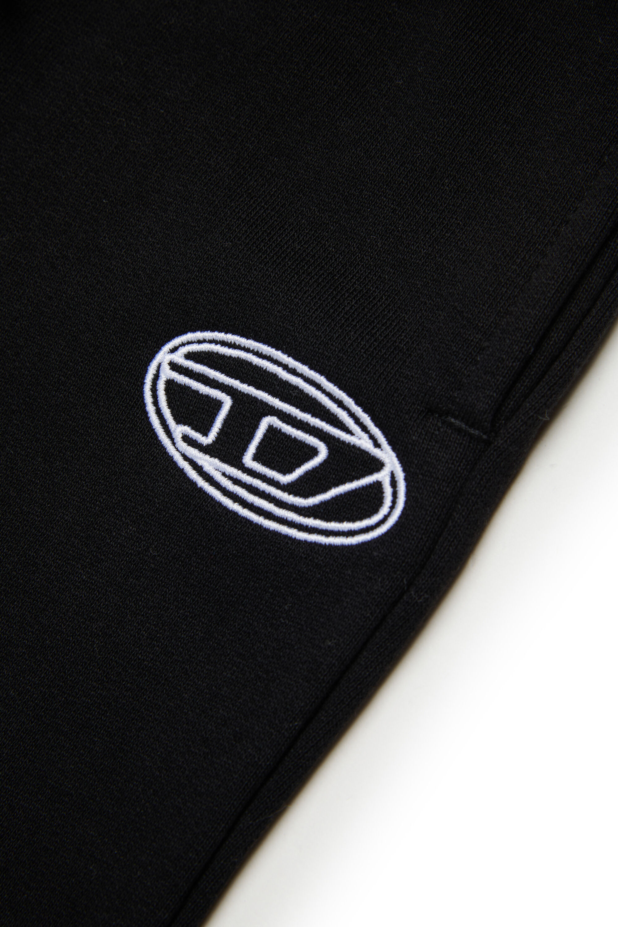 Diesel - PEBIRT, Woman's Cotton pants with embroidered logo in Black - 4