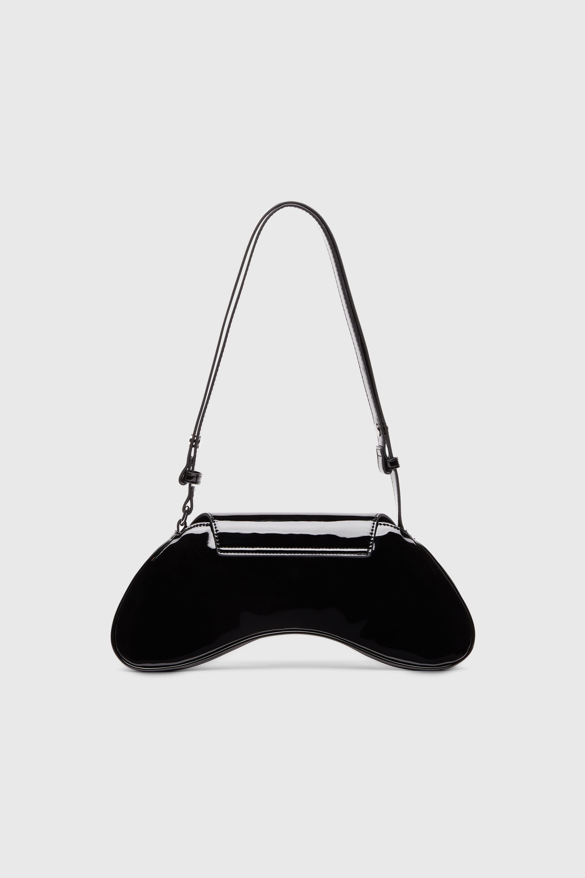 Diesel - PLAY CROSSBODY, Woman's Play-Glossy crossbody bag in Black - 3
