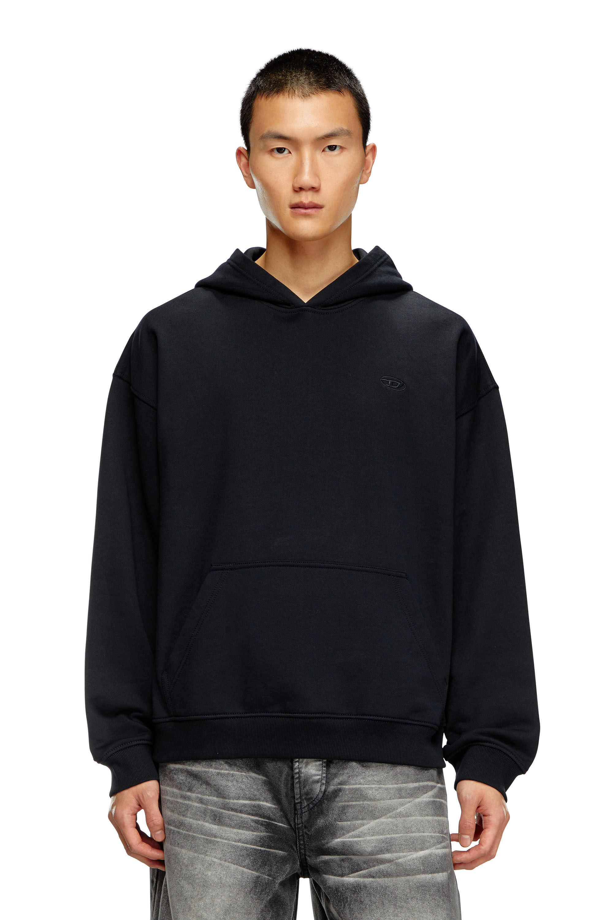 Bleached black hoodie shop