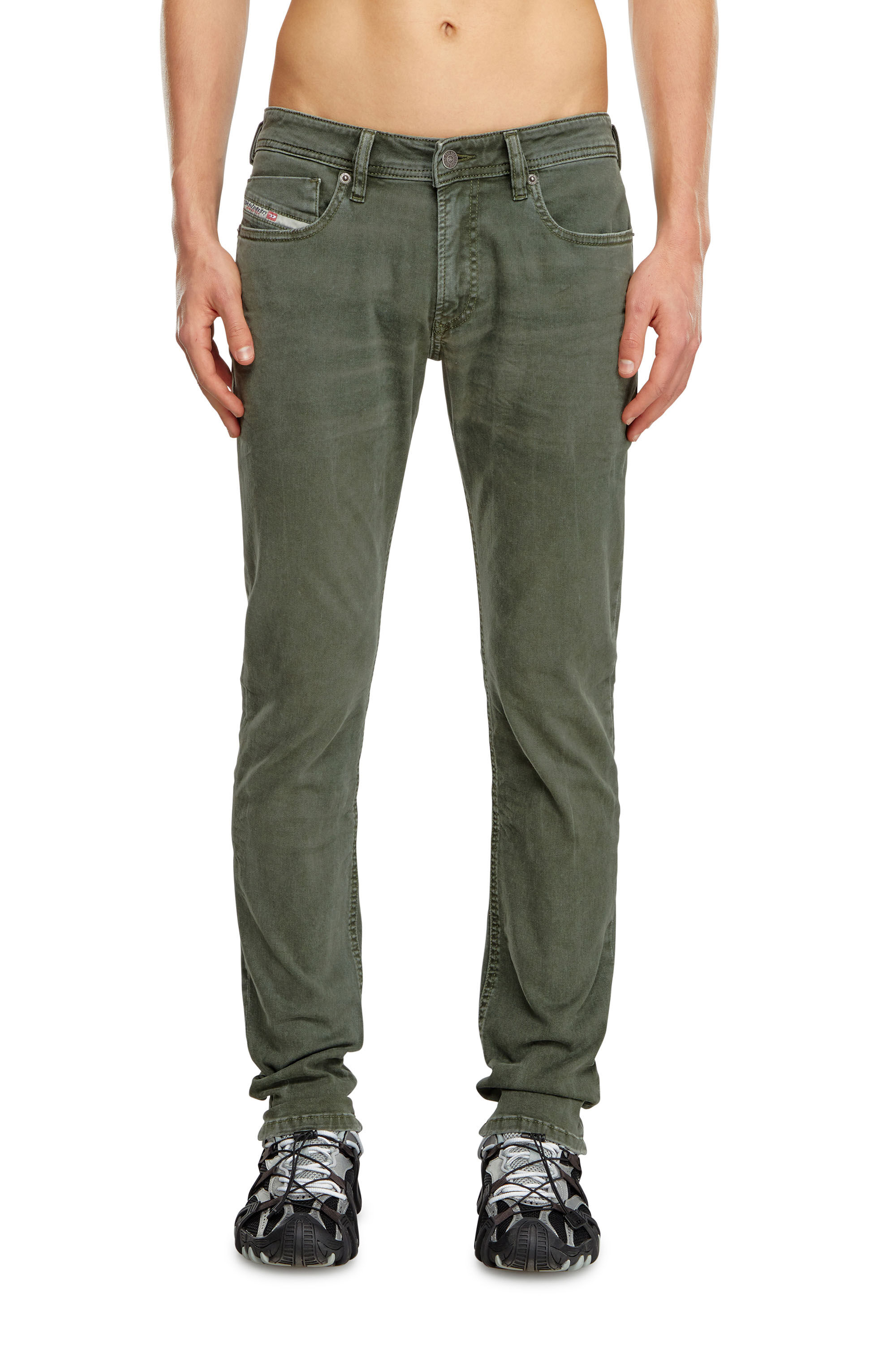 Diesel - Man Skinny Jeans 1979 Sleenker 0ENAK, Green - Image 3