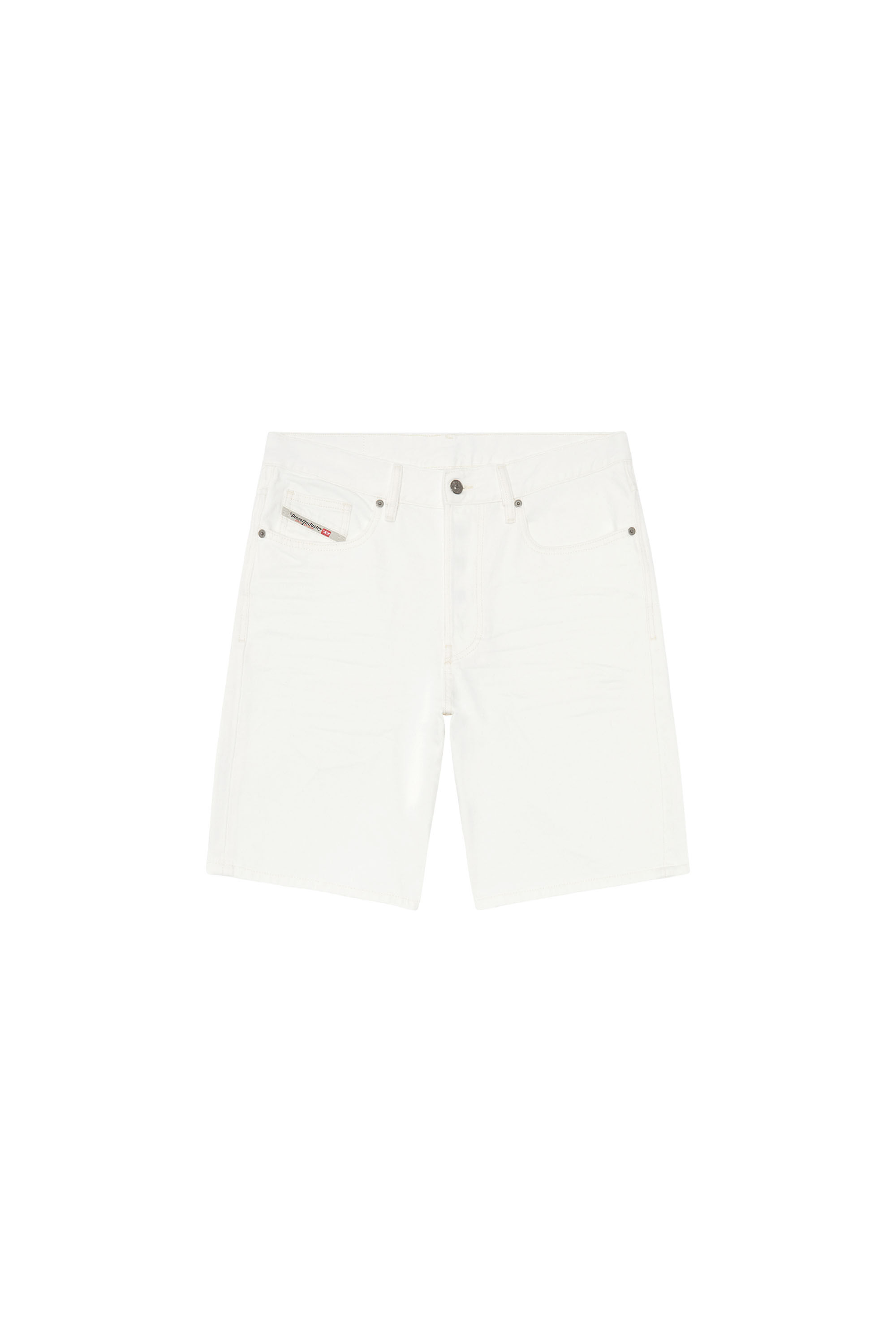 Diesel - REGULAR-SHORT, Man Denim shorts in White - Image 2