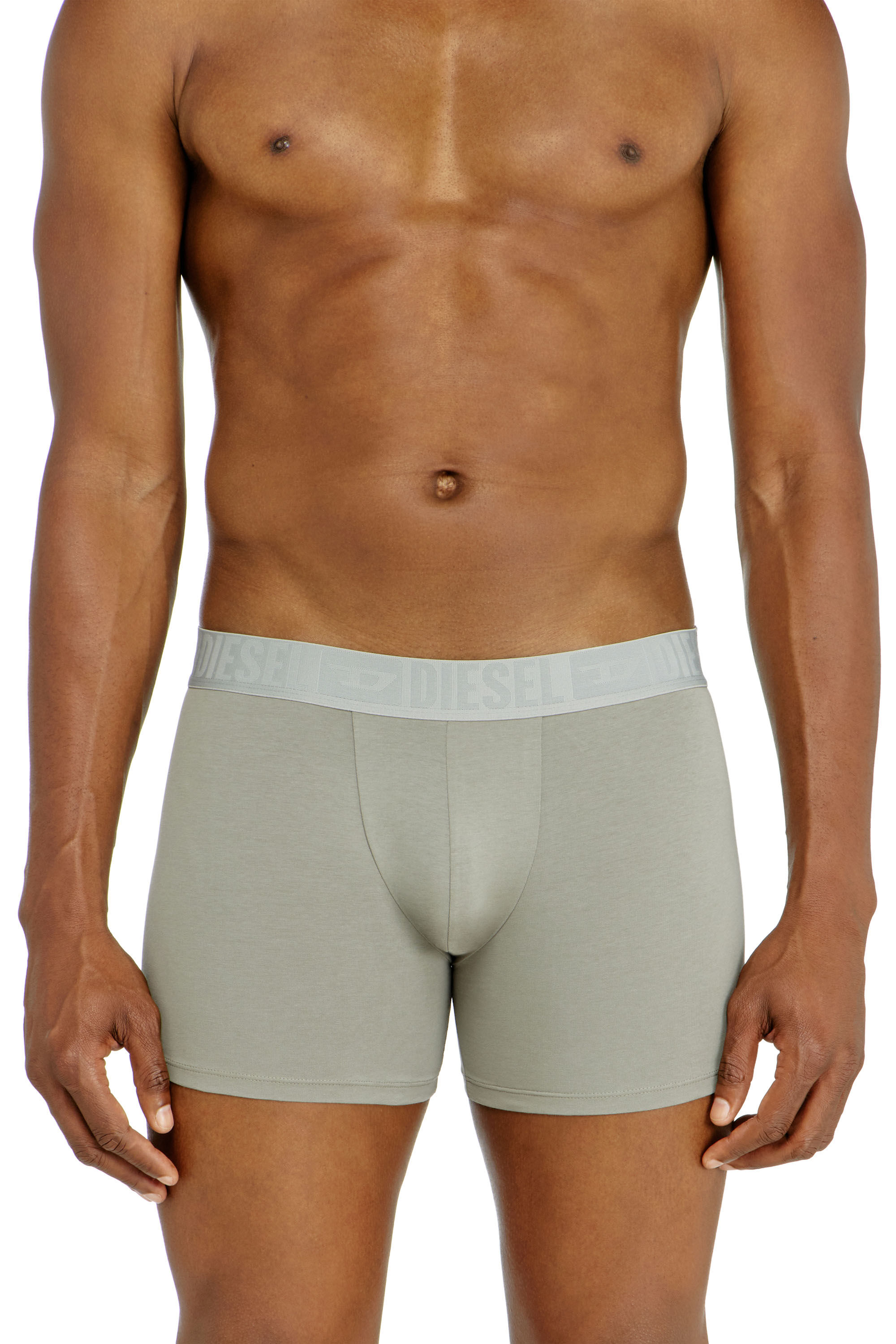 Diesel - SEBASTIAN-D-CORE-3PACK, Man's Three-pack boxer briefs in stretch cotton in Black/Grey - 3