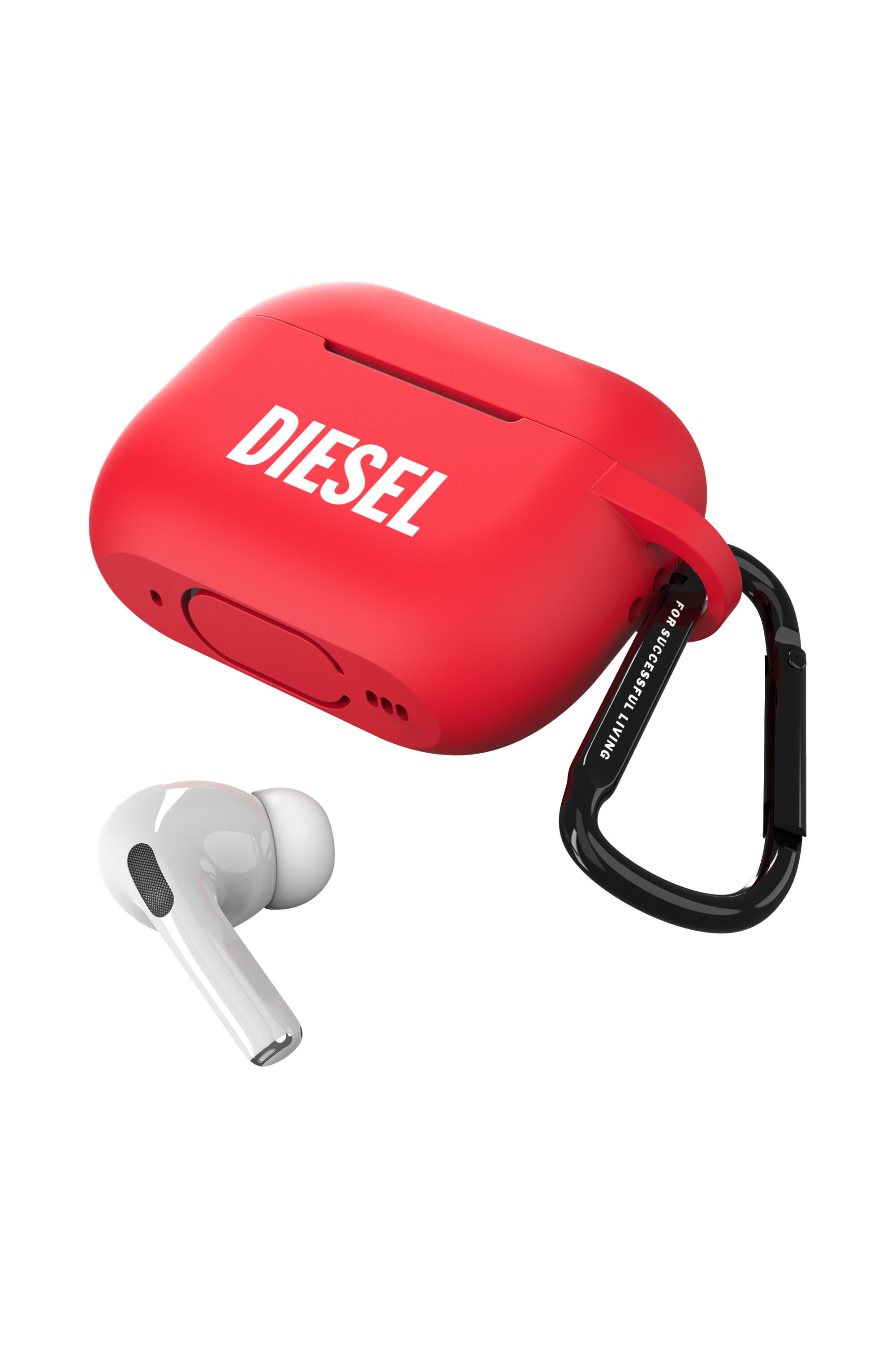 Diesel - 52956 AIRPOD CASE, Unisex Airpod case for airpods Pro/Pro 2 in Red - Image 4