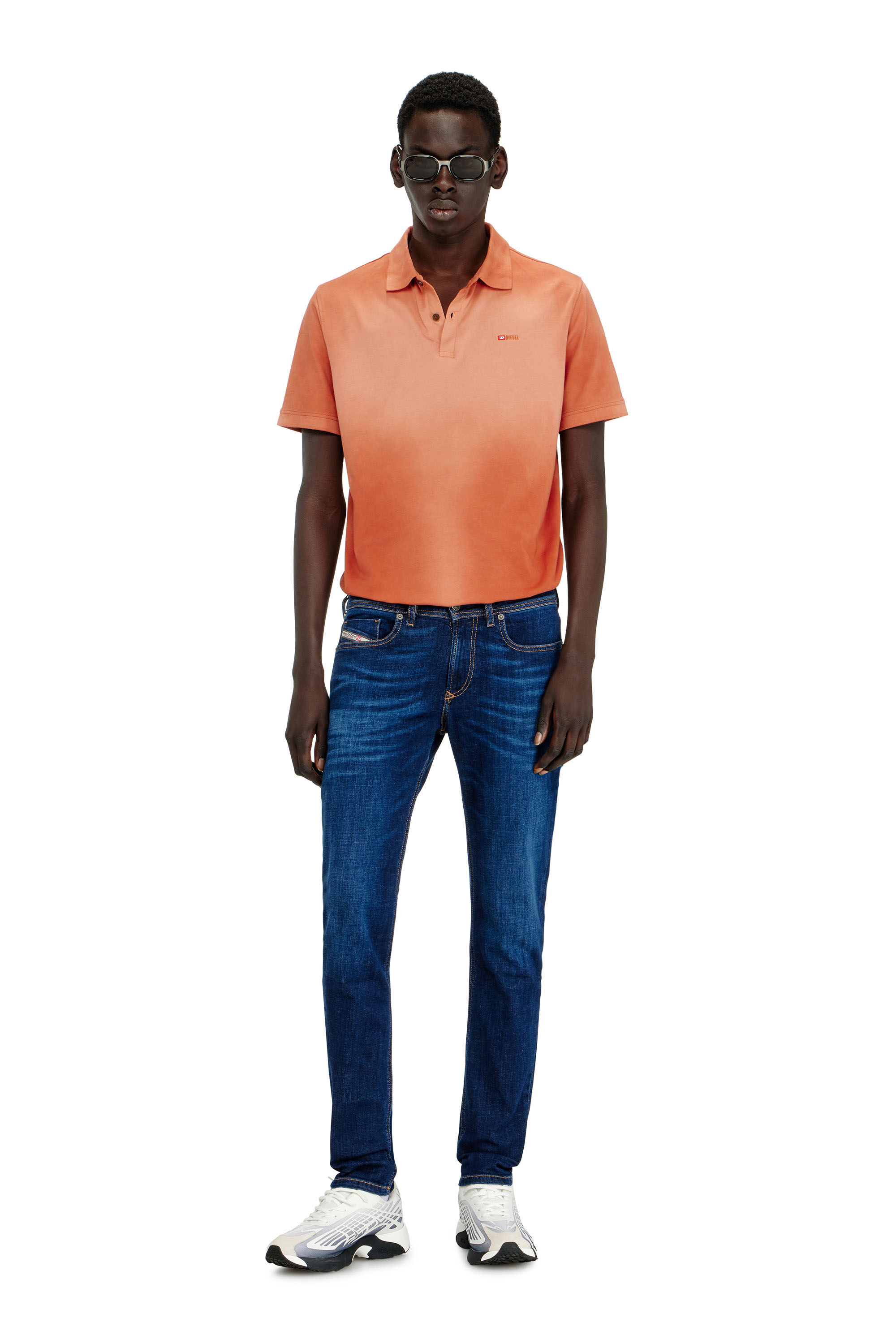 Diesel - Man's Skinny Jeans 1979 Sleenker 09J17, Dark Blue - 2