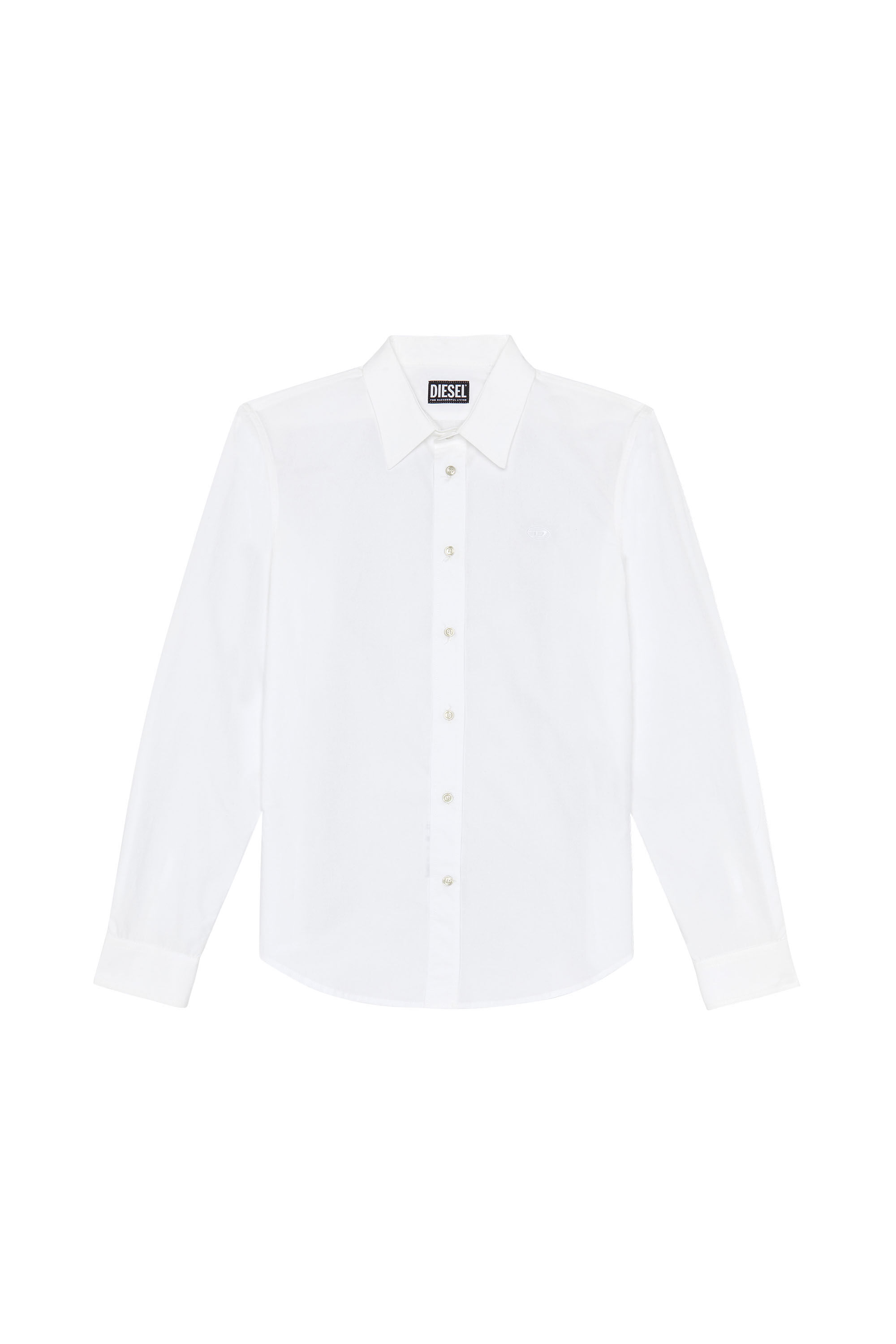 Diesel - S-BEN-CL, Man Shirt in technical cotton in White - Image 2