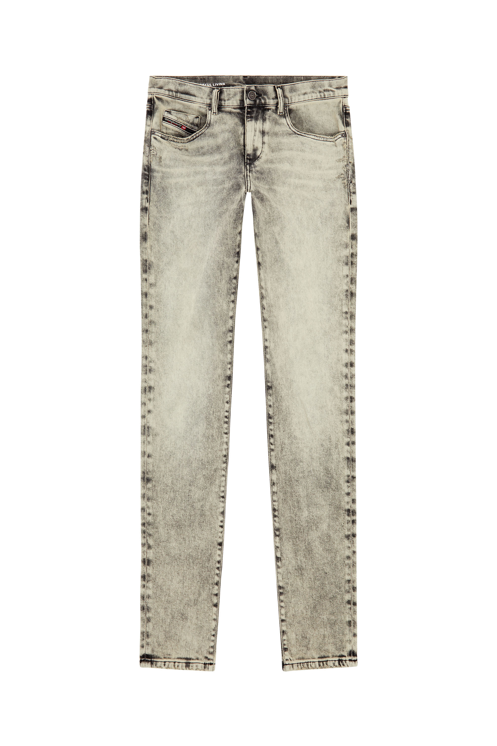 Diesel - Man Slim Jeans 2019 D-Strukt 09H56, Grey - Image 2