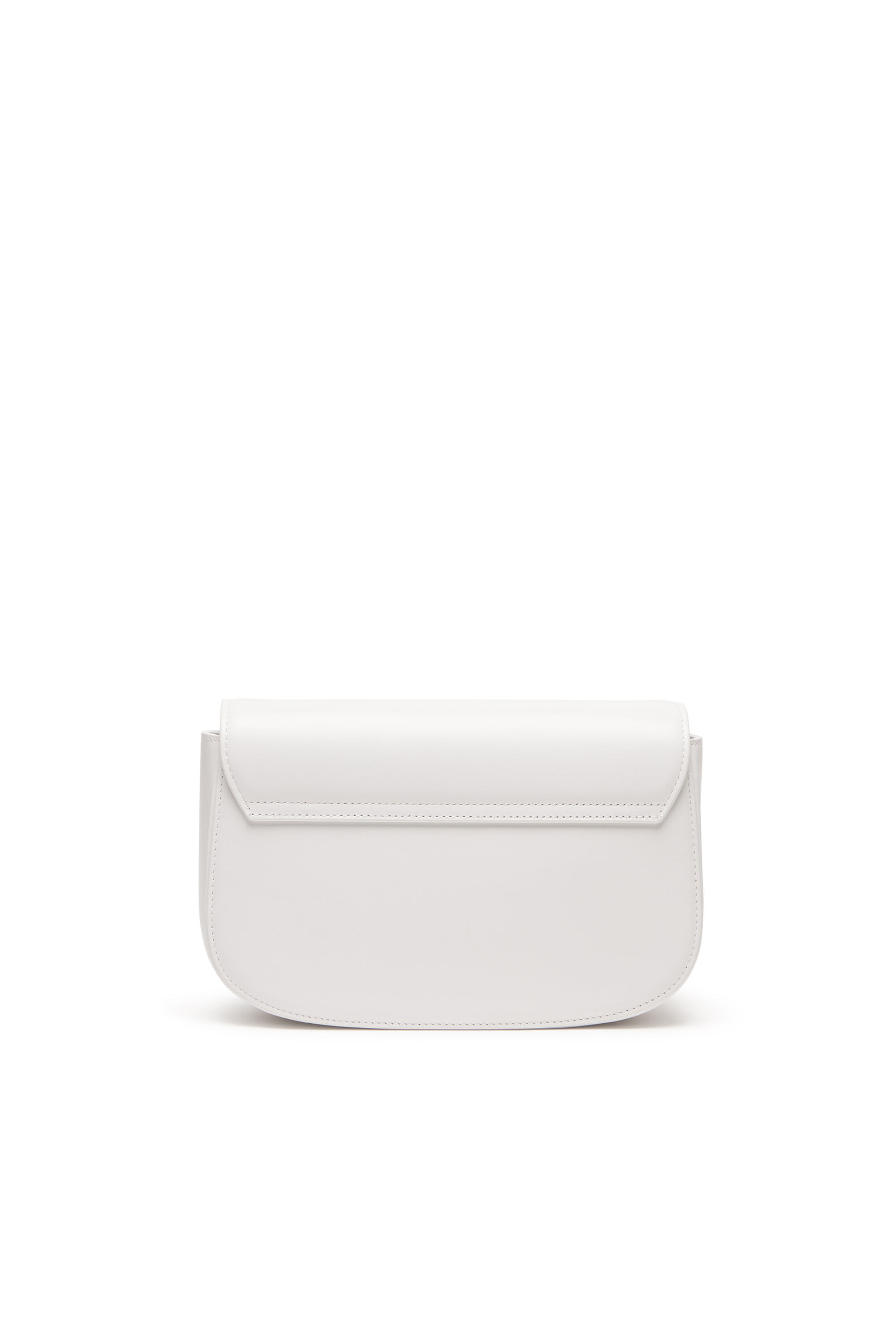 Diesel - 1DR M, Woman 1DR M-Iconic medium shoulder bag in leather in White - Image 3