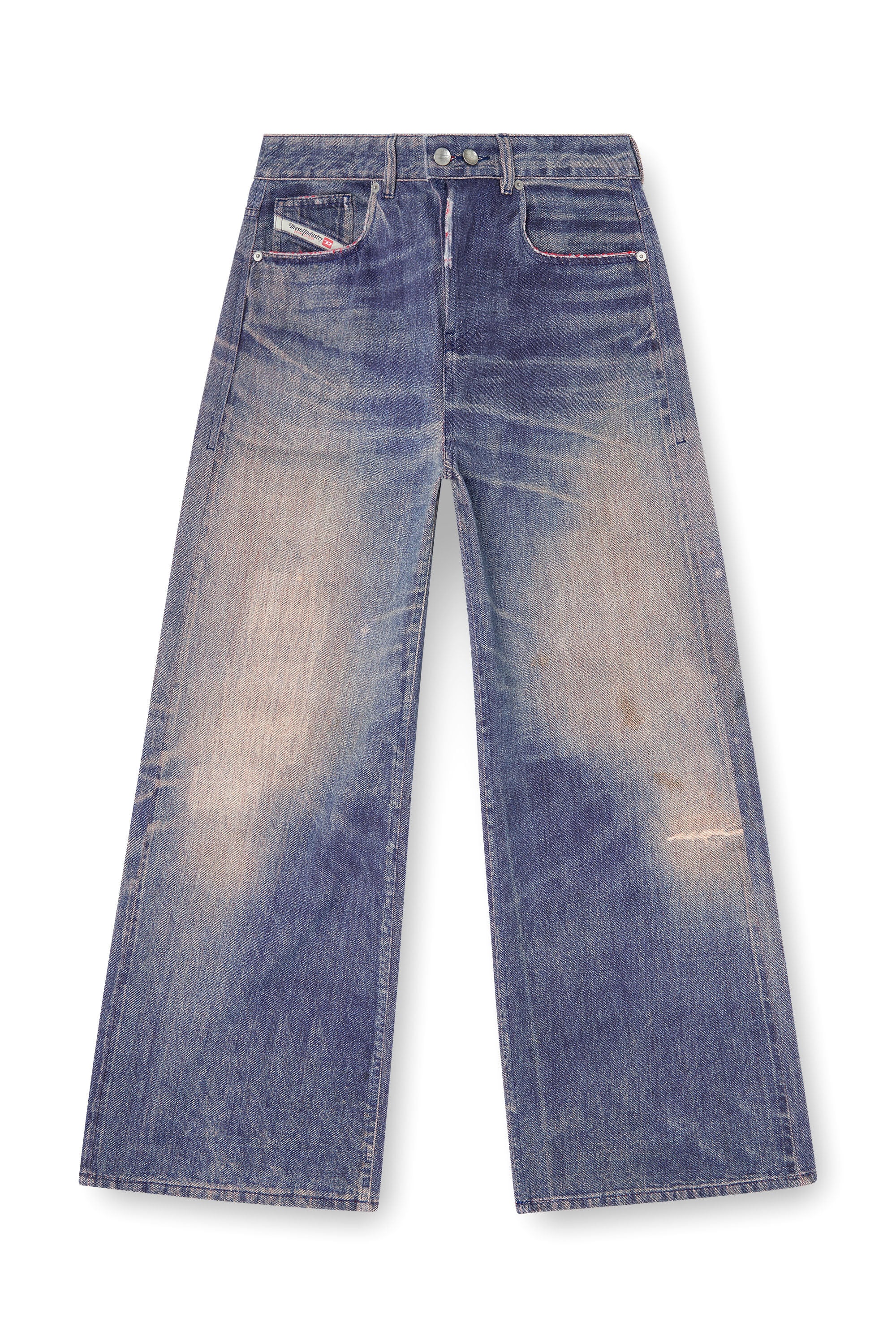 Diesel - Woman's Relaxed Jeans 1996 D-Sire 09P95, Dark Blue - 6