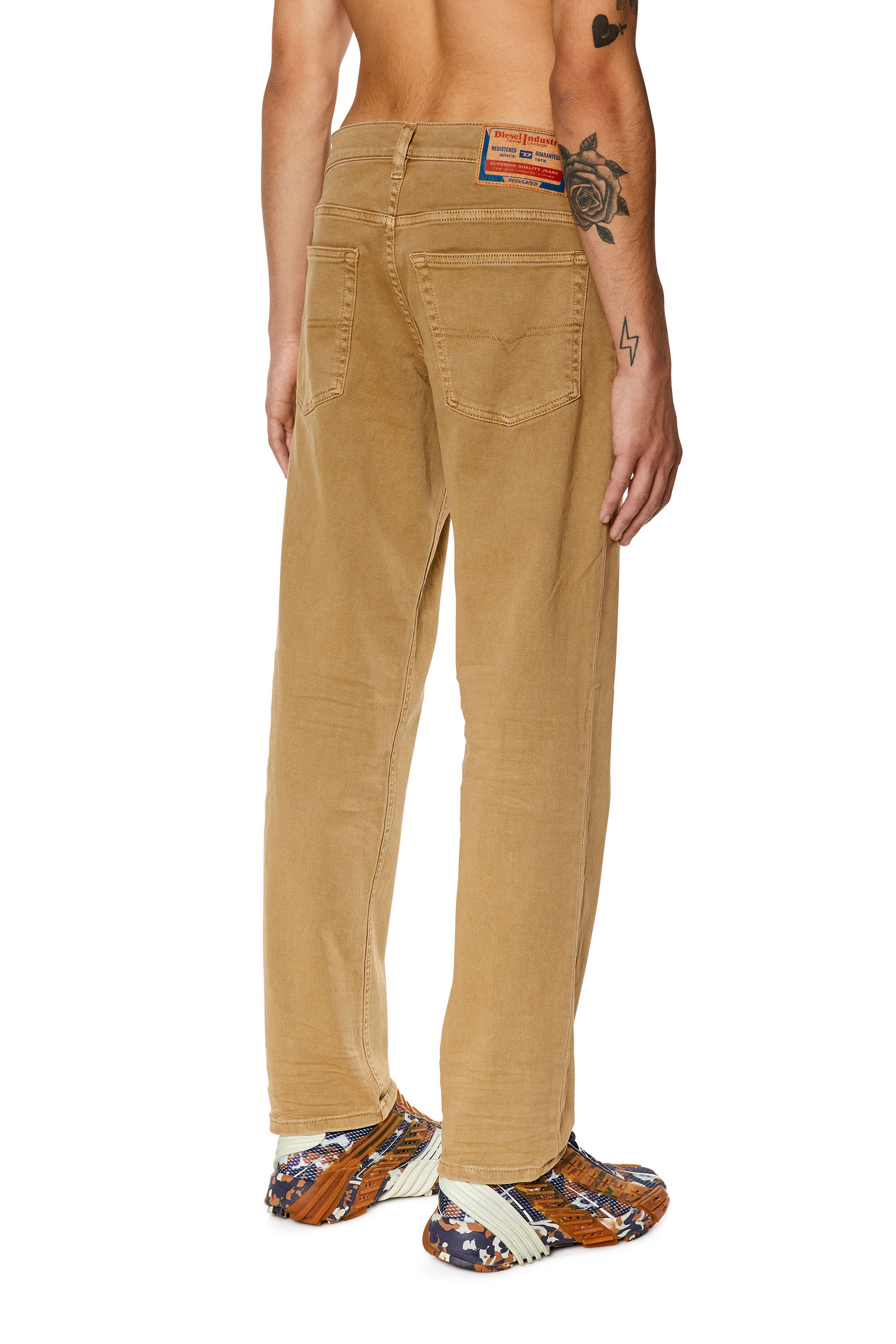 Diesel - Man Tapered Jeans 2023 D-Finitive 0QWTY, Light Brown - Image 4