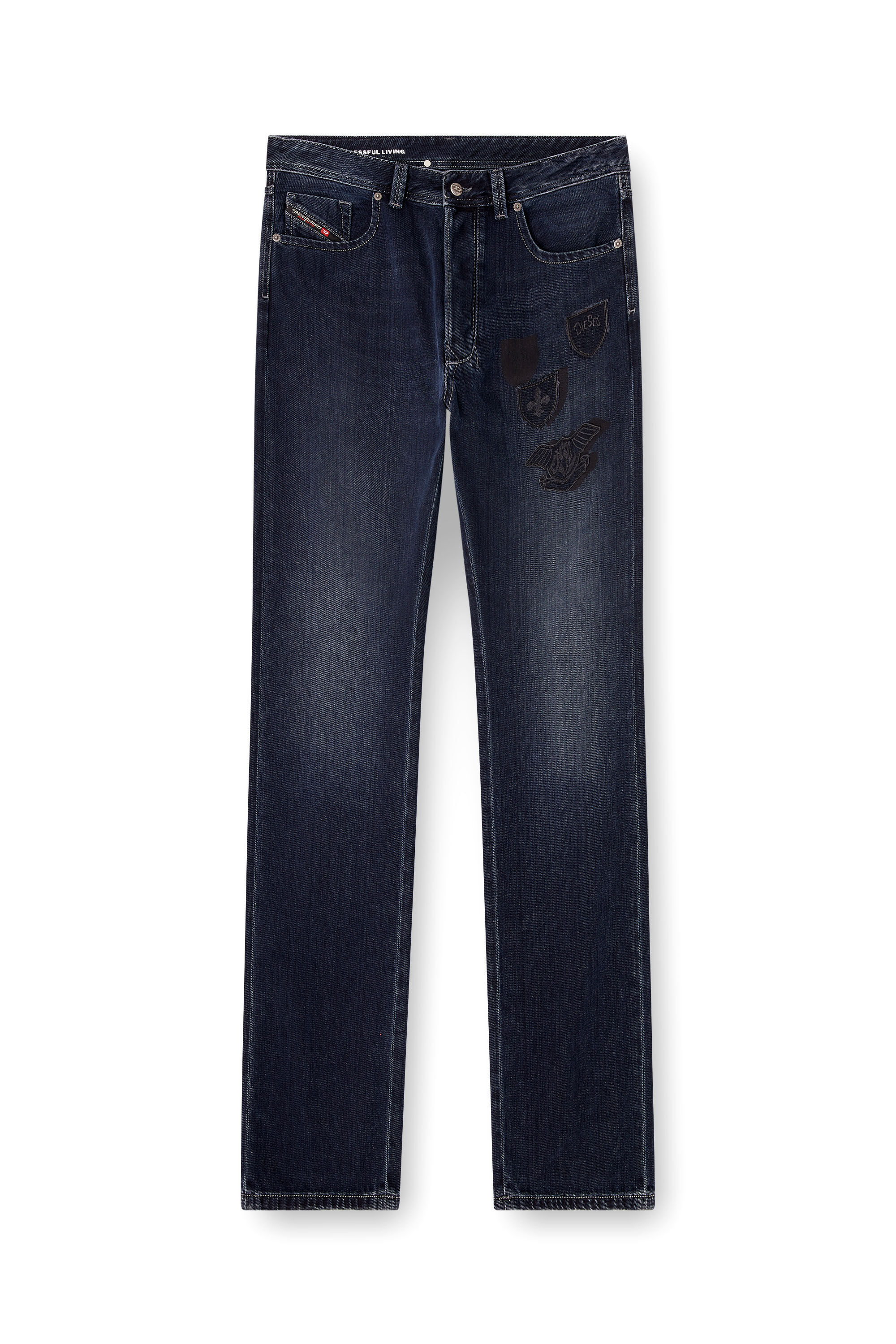 Diesel - Man's Regular Jeans 1985 Larkee 09Q19, Dark Blue - 2