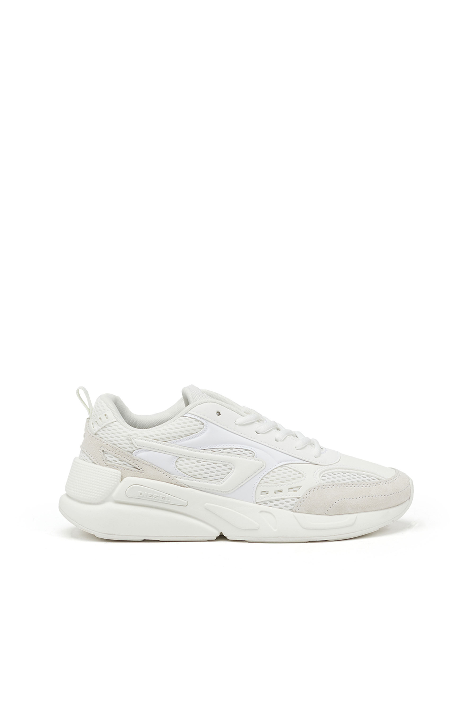 Diesel - S-SERENDIPITY SPORT W, Woman S-Serendipity-Sneakers in mesh and suede in White - Image 1