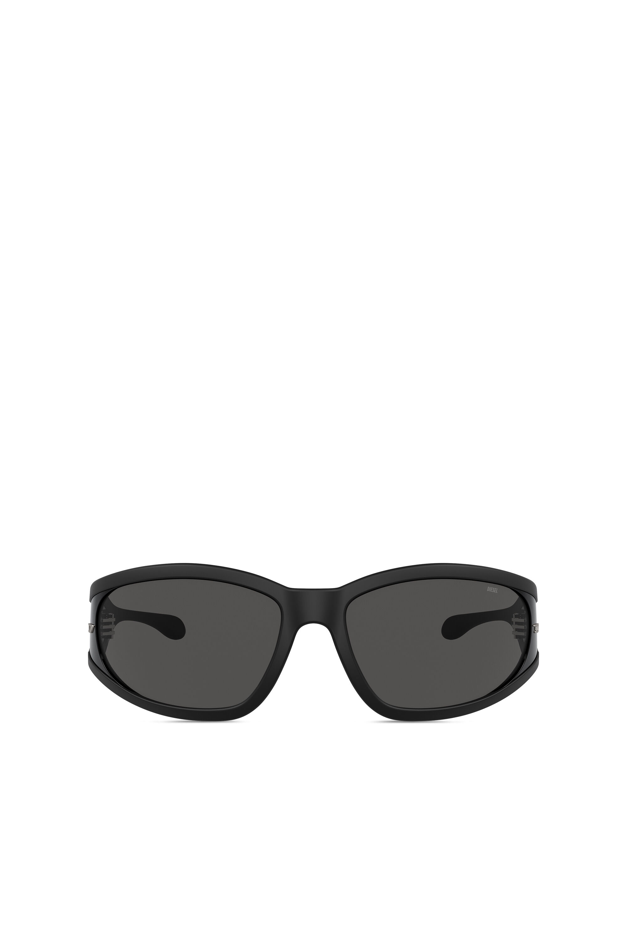Diesel - 0DL3002, Unisex Rectangular sunglasses in acetate in Black - Image 1
