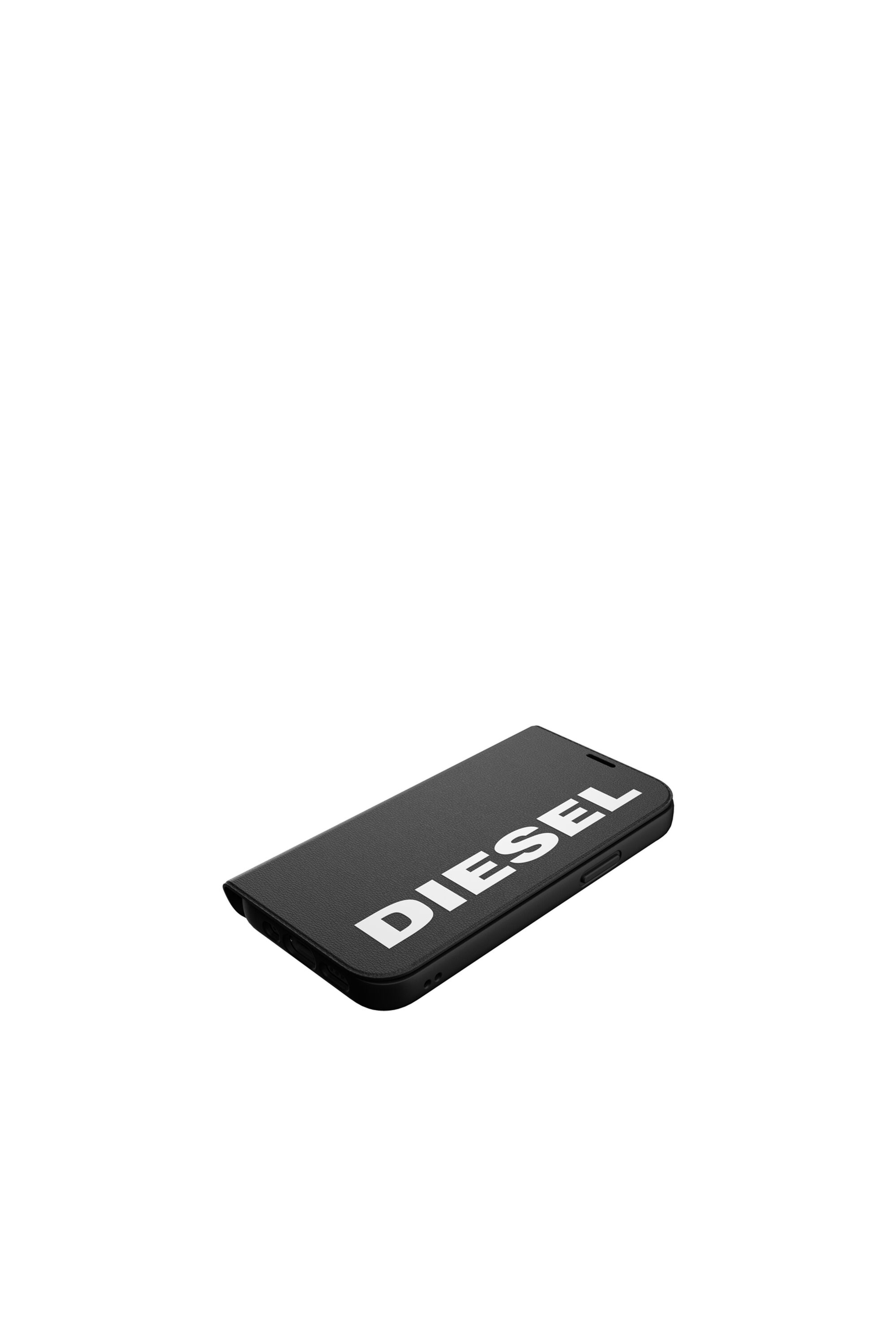 Diesel - 42485 BOOKLET CASE, Unisex Booklet Case Core for iPhone 12 Mini in Black - Image 4