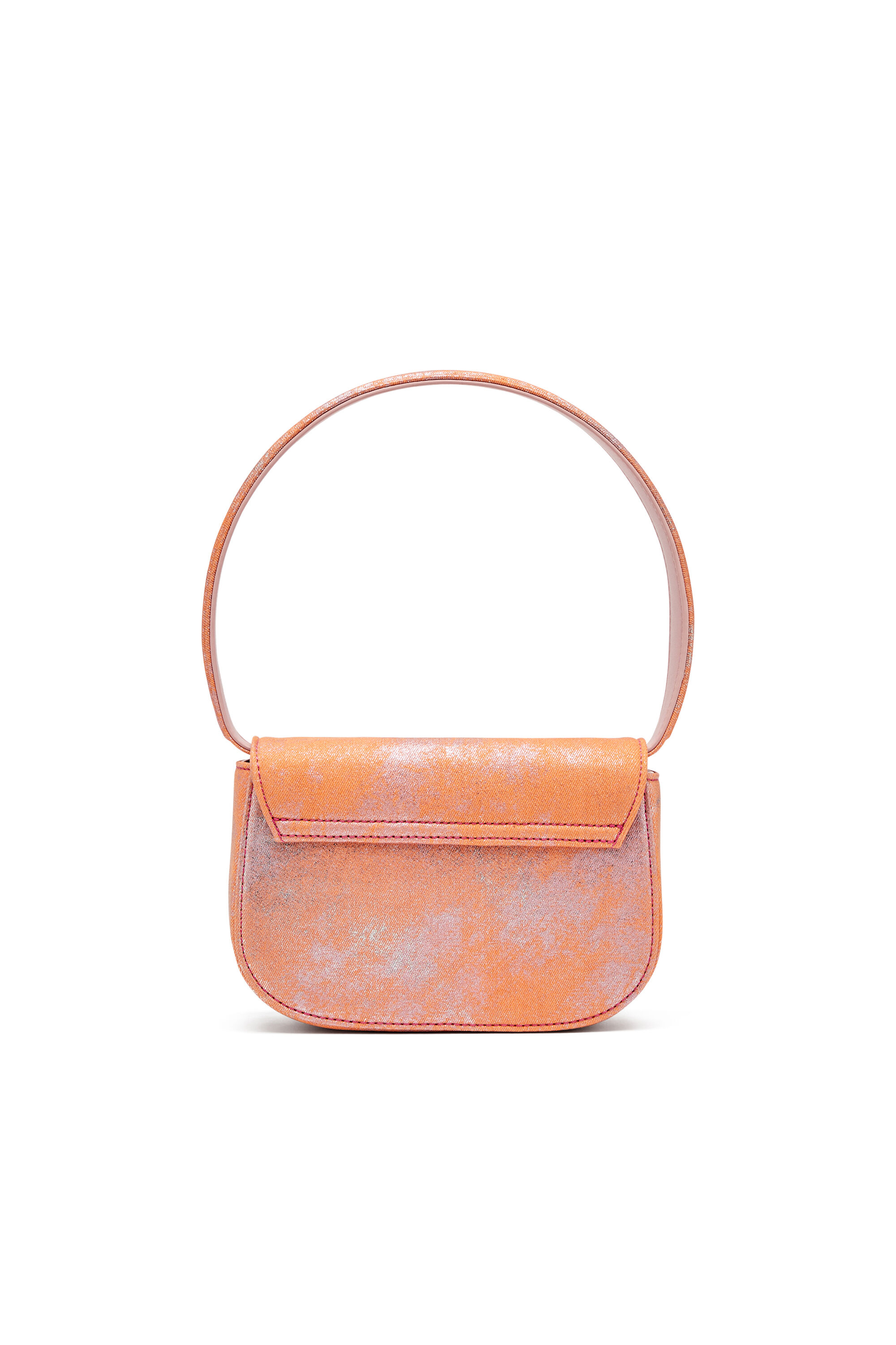 Diesel - 1DR, Woman's 1DR-Iconic shoulder bag in pop colour denim in Pink - 3