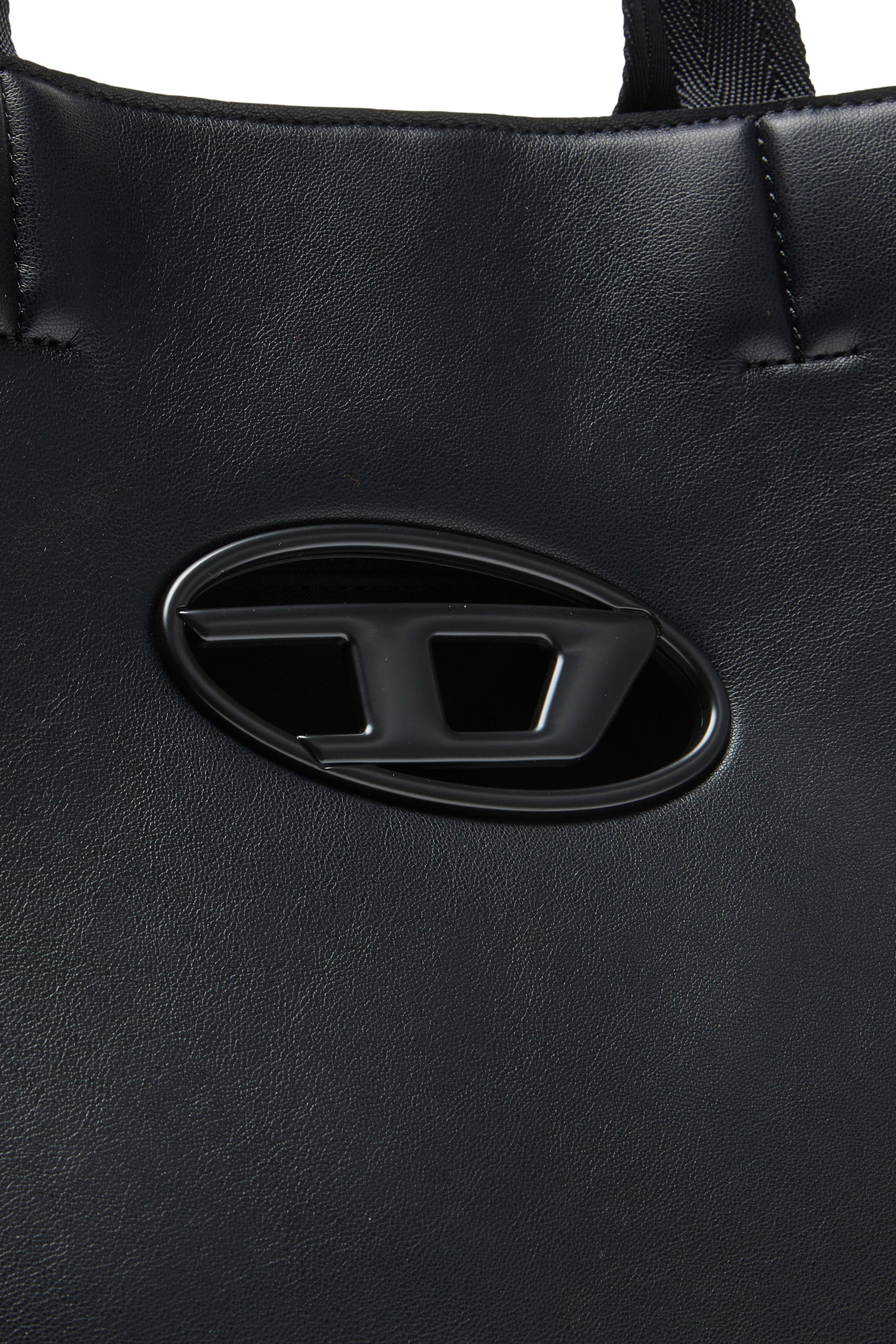 Diesel - HOLI-D SHOPPER NS, Unisex Holi-D-Tote bag in bonded technical fabric in Black - Image 2