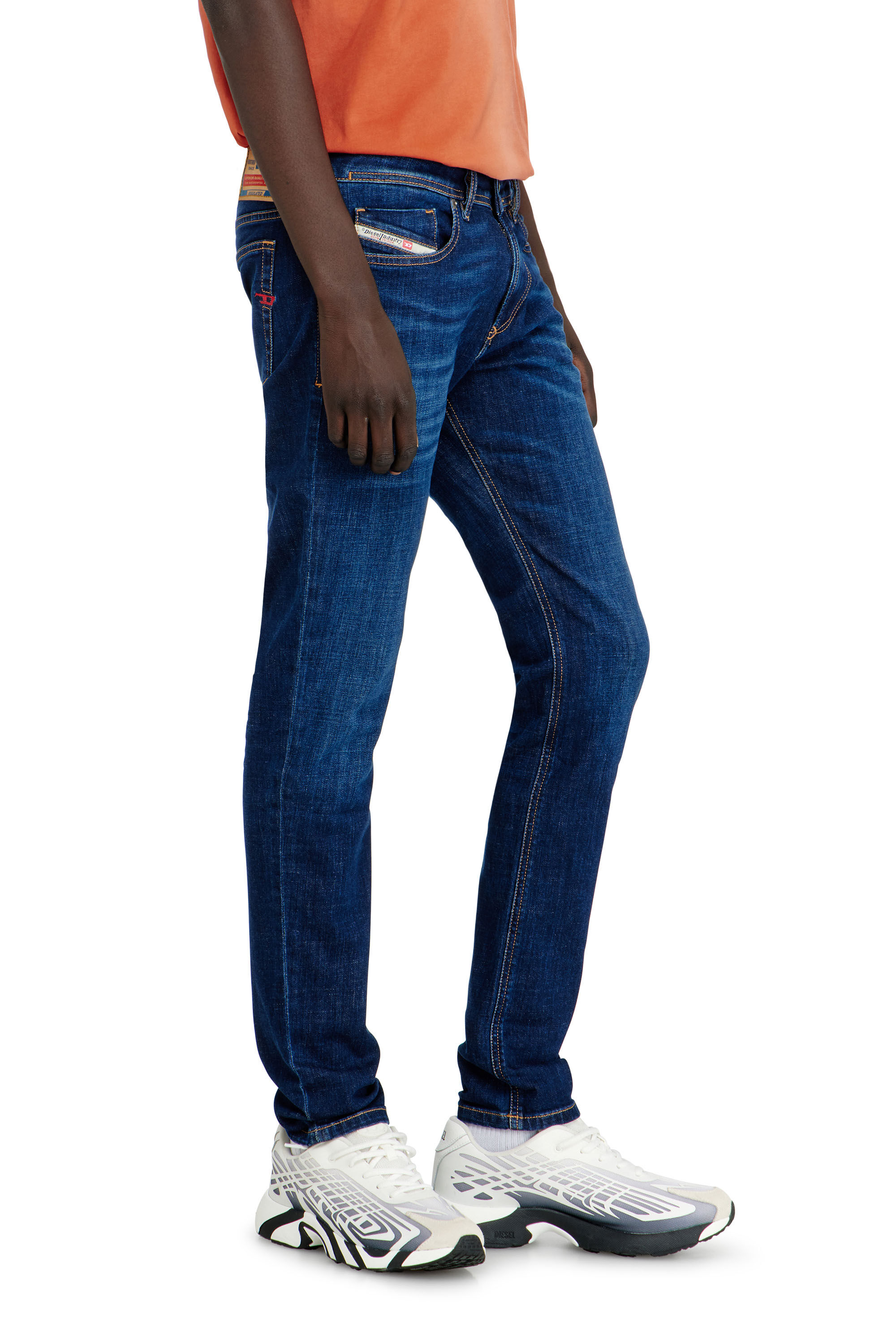 Diesel - Man's Skinny Jeans 1979 Sleenker 09J17, Dark Blue - 7