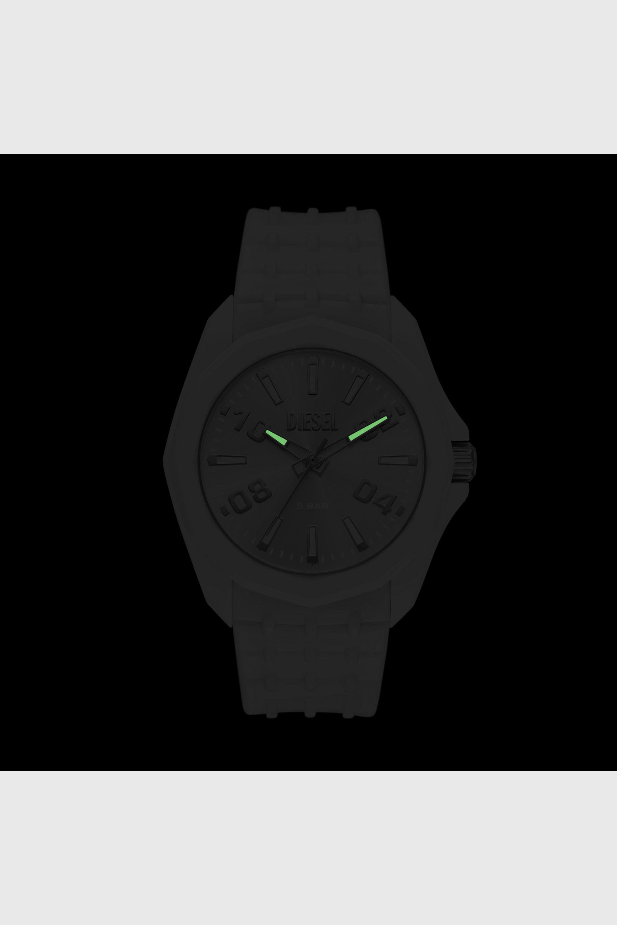 Diesel - DZ2244 WATCH, Man's Stinger white silicone watch in White - 5