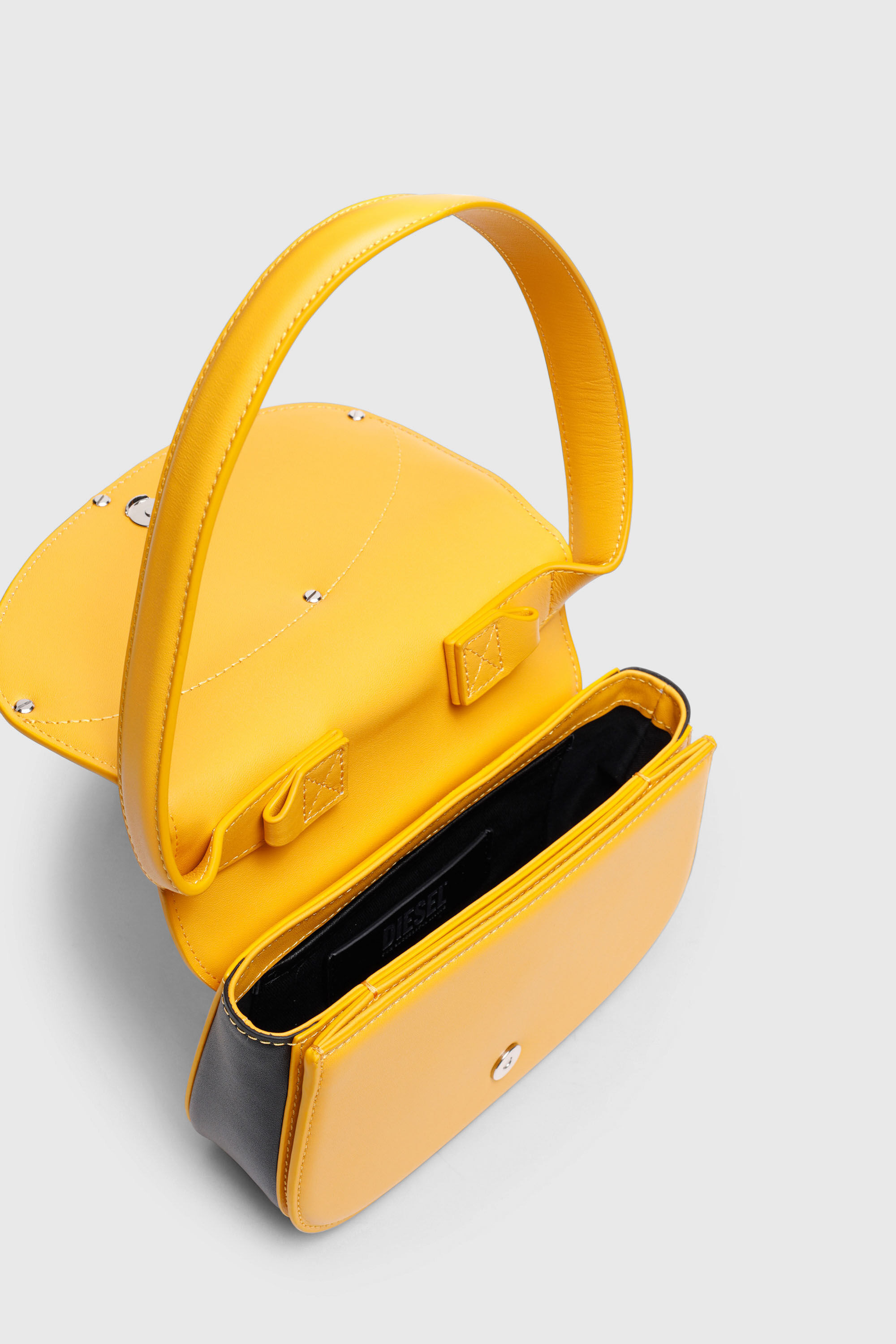 Diesel - 1DR, Woman's 1DR - Iconic shoulder bag in nappa leather in Yellow - 4