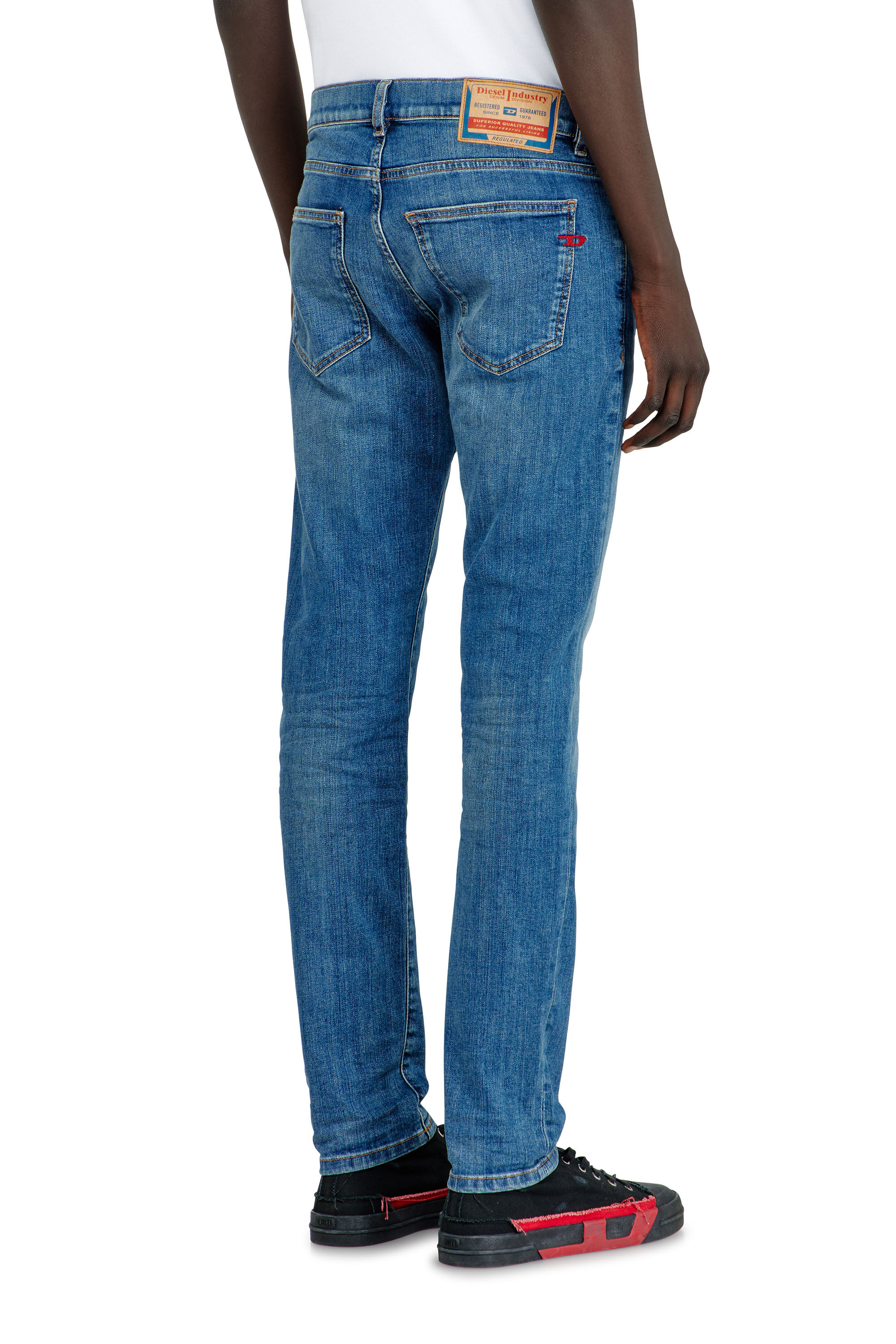 Diesel - Man's Slim Jeans 2019 D-Strukt 0KIAL, Light Blue - 5