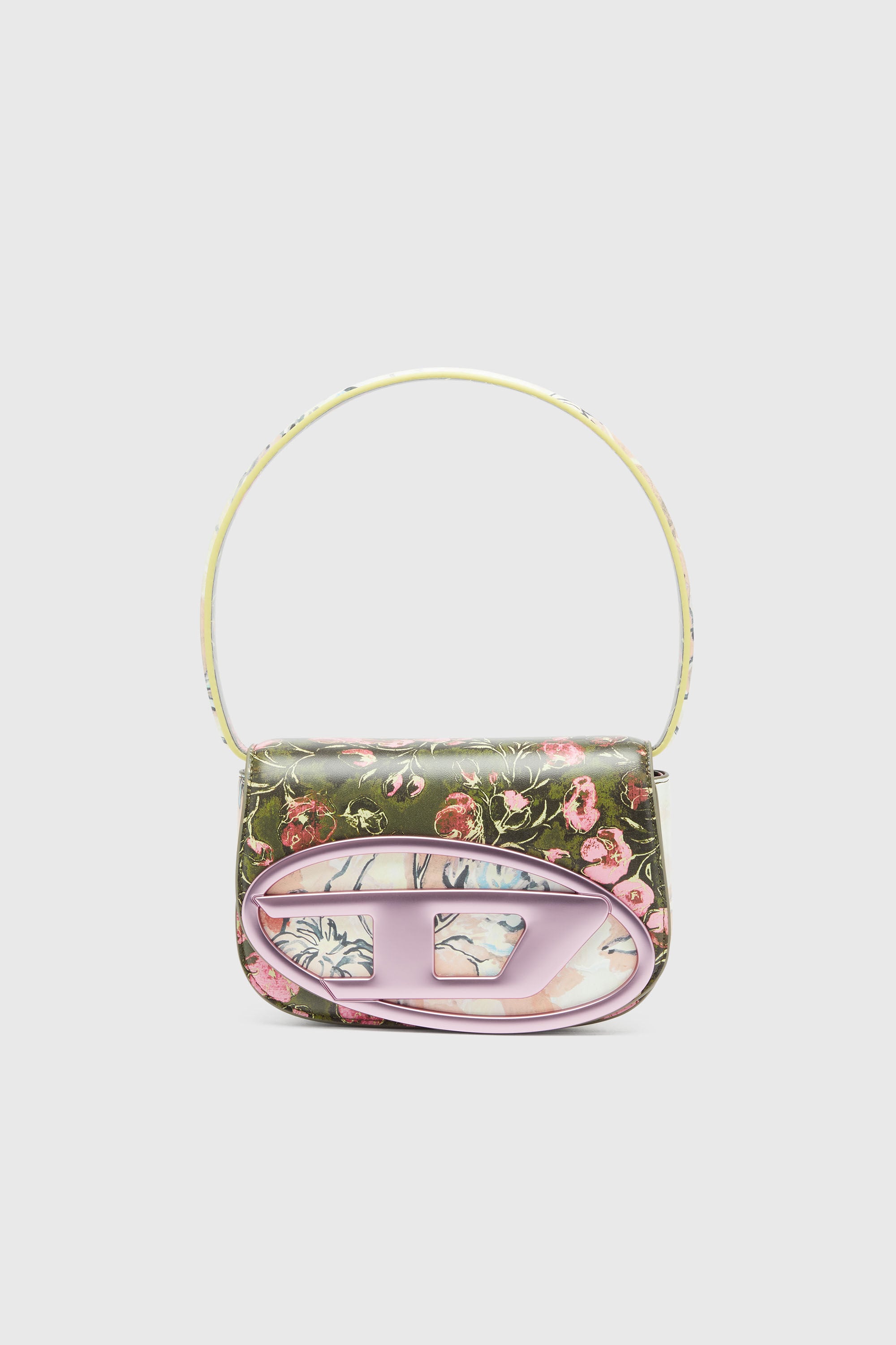 Diesel - 1DR, Woman's 1DR-Iconic shoulder bag with floral print in Multicolor - 2