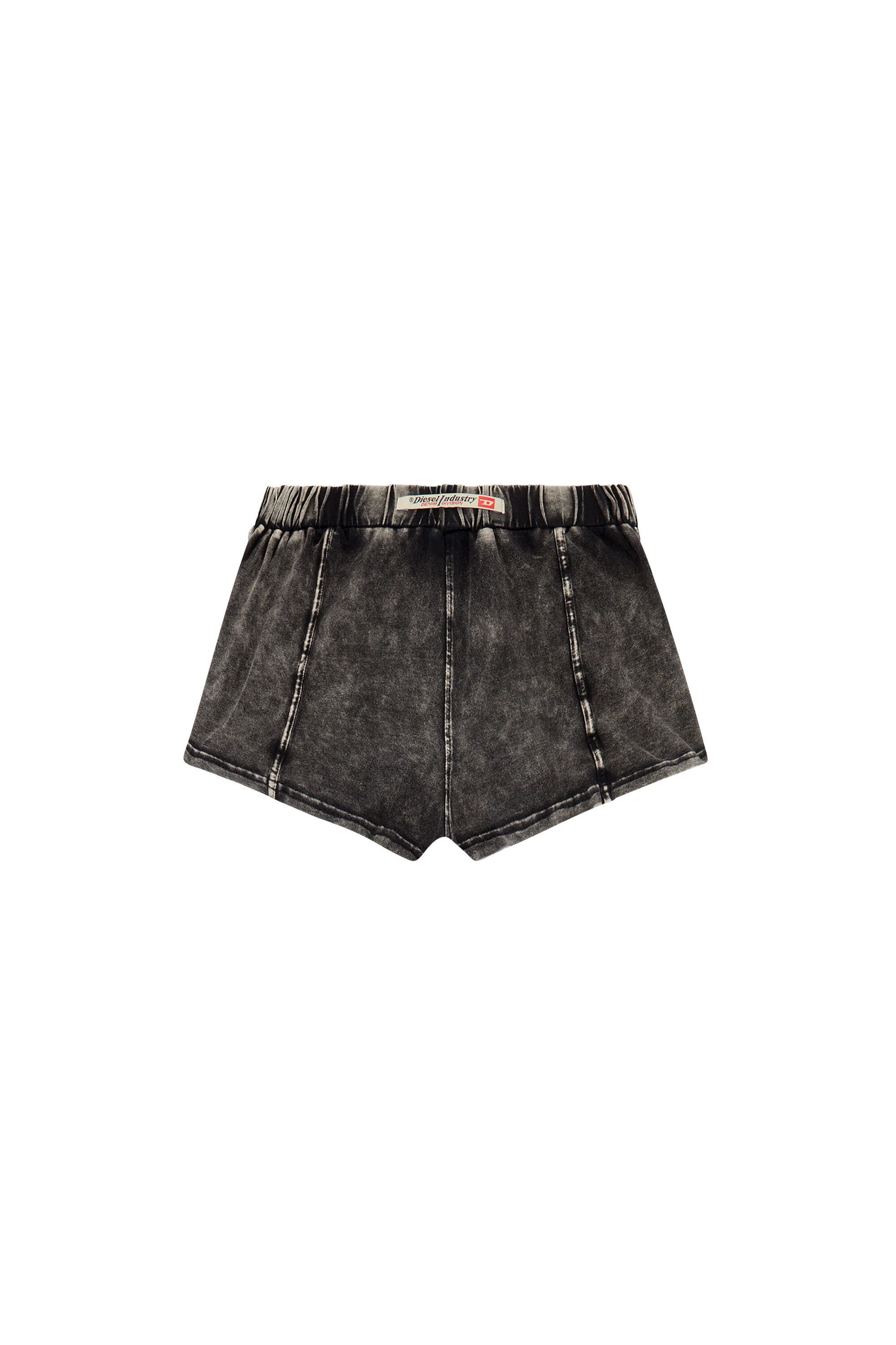 Diesel - UFSP-GRICHA, Woman Pyjama shorts in denim-effect jersey in Black - Image 2