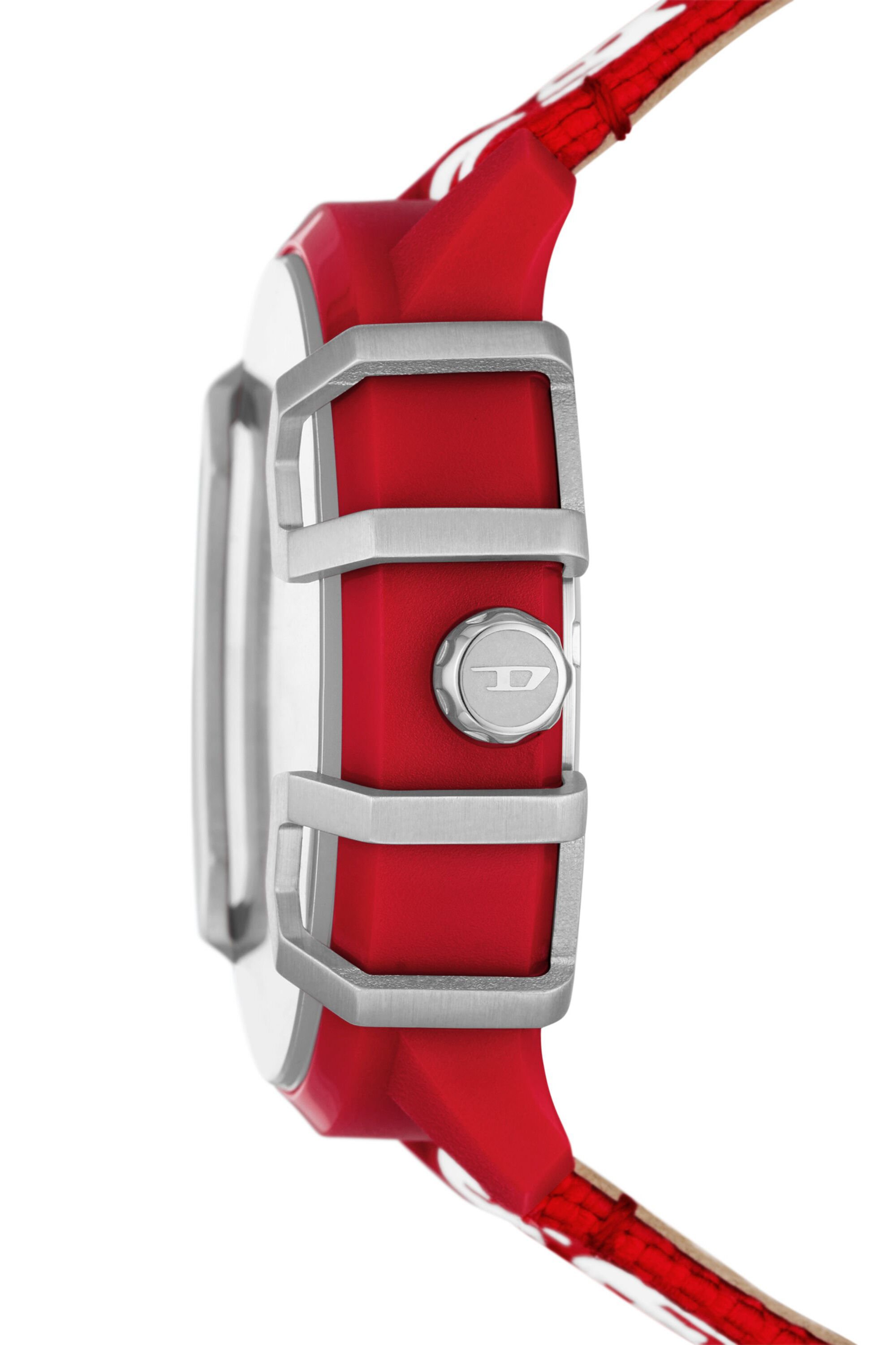 Diesel - DZ4620, Man Griffed Solar Red watch in Red - Image 3