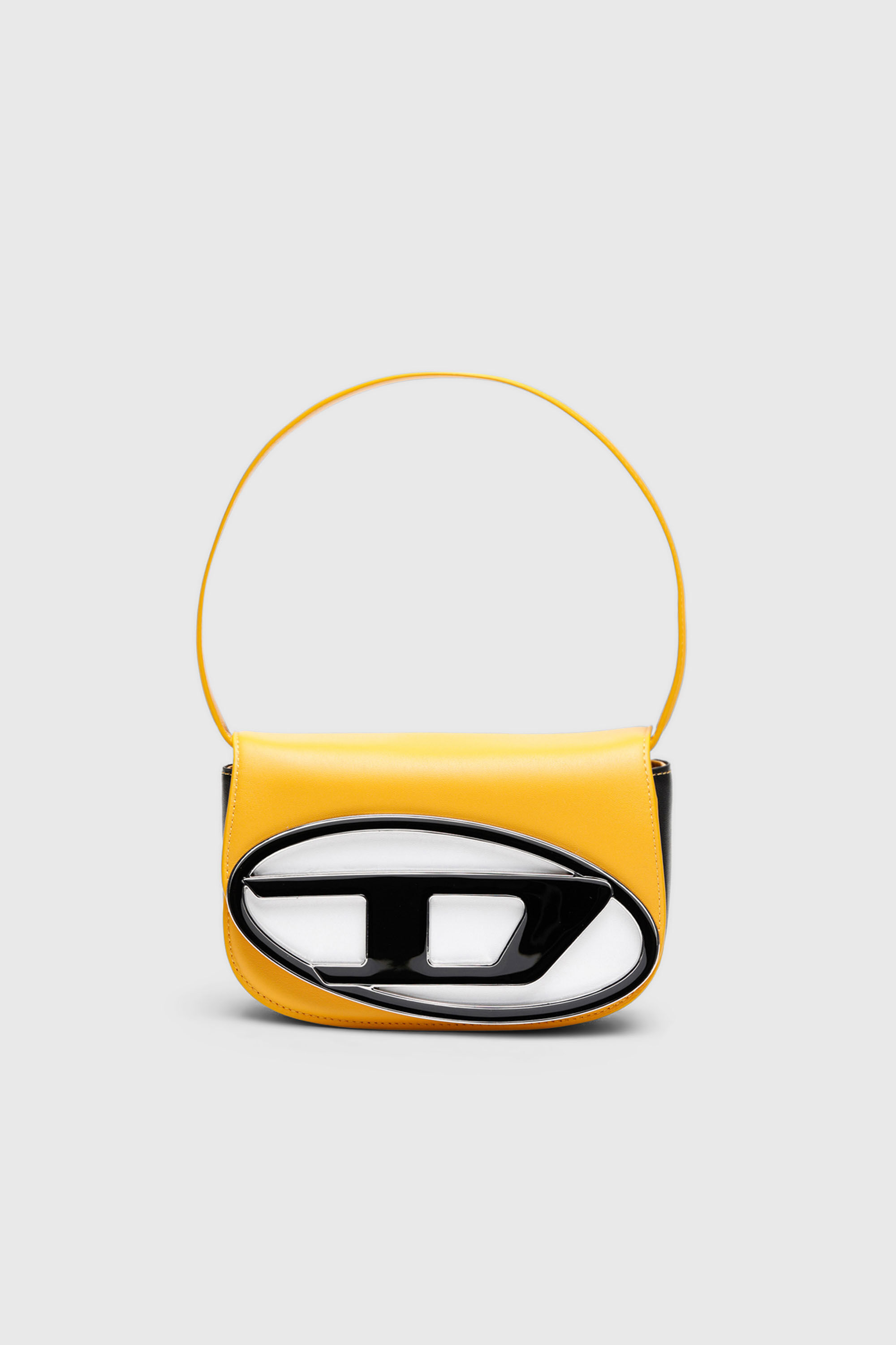 Diesel - 1DR, Woman's 1DR - Iconic shoulder bag in nappa leather in Yellow - 2