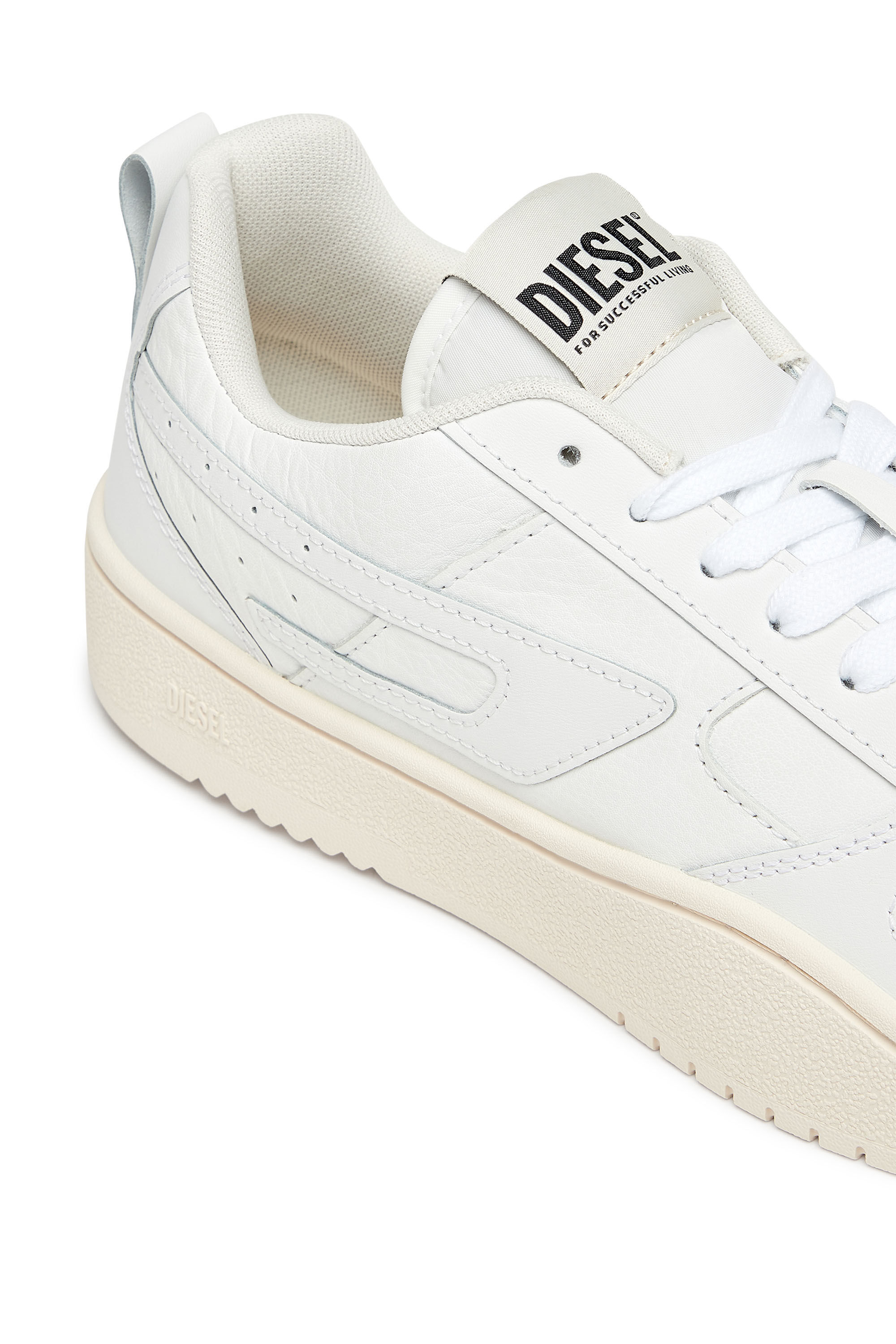 Diesel - S-UKIYO V2 LOW, Man S-Ukiyo V2 Low - Low-top sneakers with D branding in White - Image 6