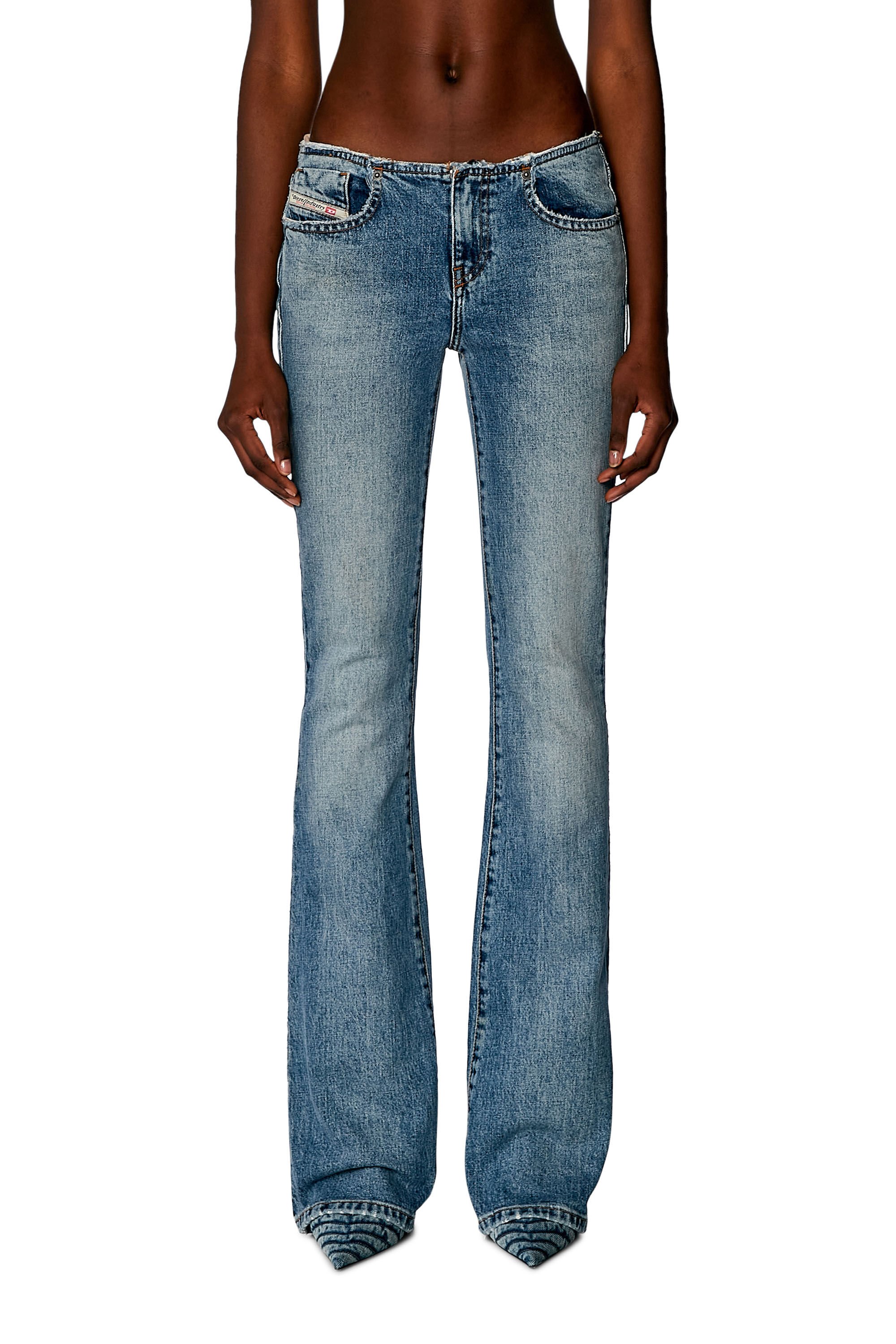 Diesel - Woman Bootcut and Flare Jeans 1969 D-Ebbey 0DQAD, Light Blue - Image 3