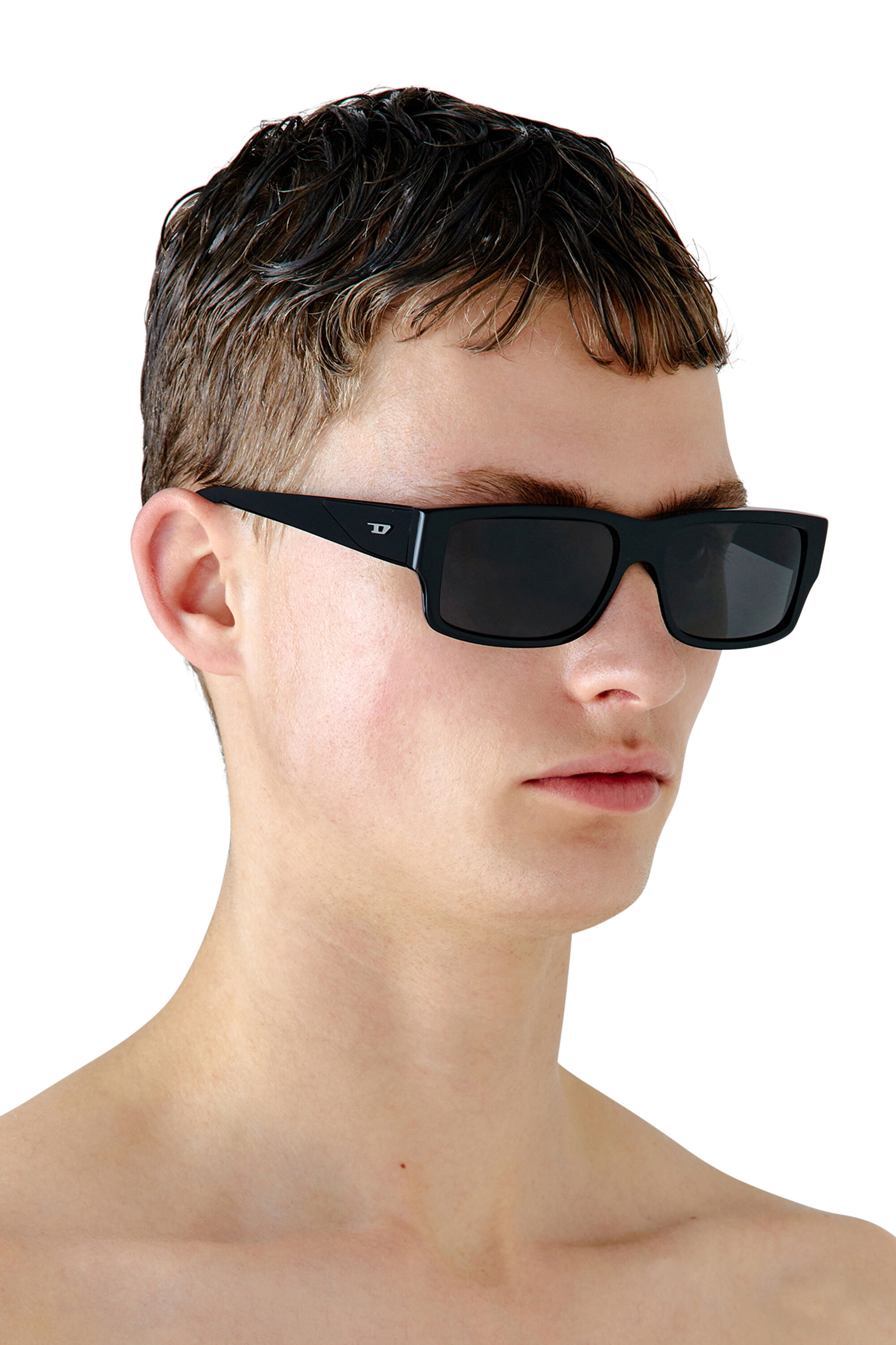 Diesel - 0DL2003, Man Rectangle sunglasses in Grey - Image 4