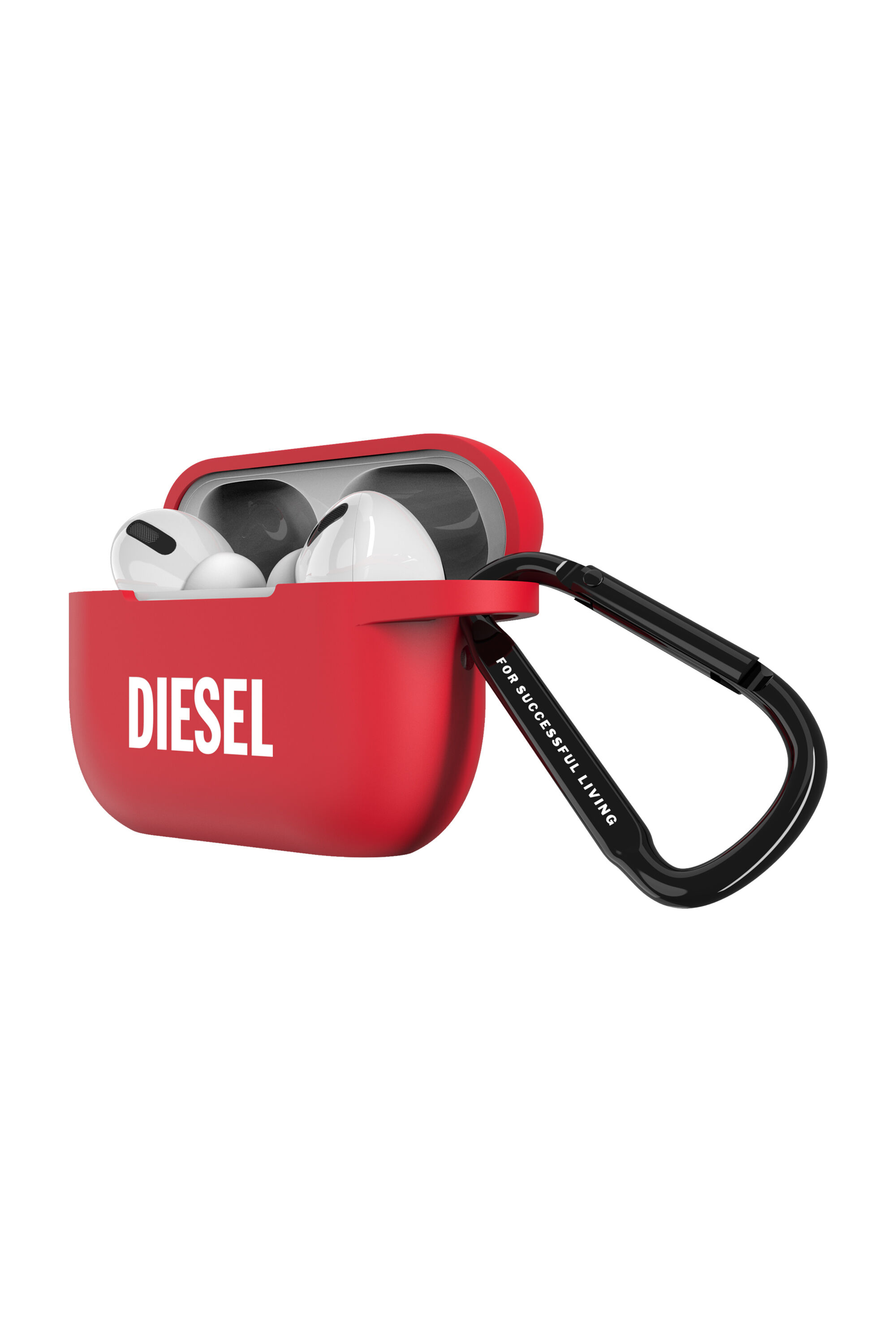 Diesel - 52956 AIRPOD CASE, Unisex Airpod case for airpods Pro/Pro 2 in Red - Image 3