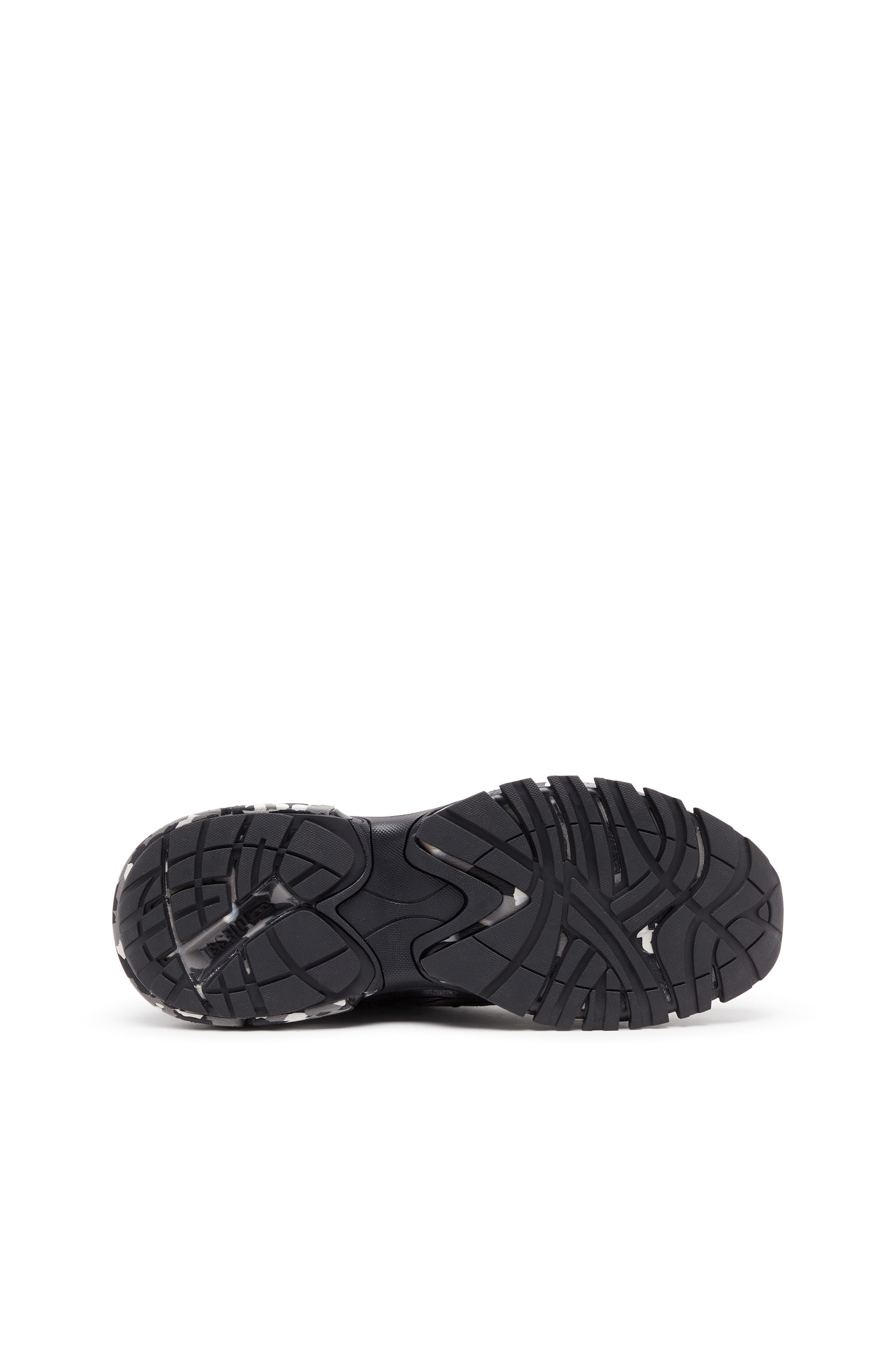 Diesel - S-SERENDIPITY PRO-X1, Man S-Serendipity-Tie-dye canvas sneakers with camo sole in Black - Image 5