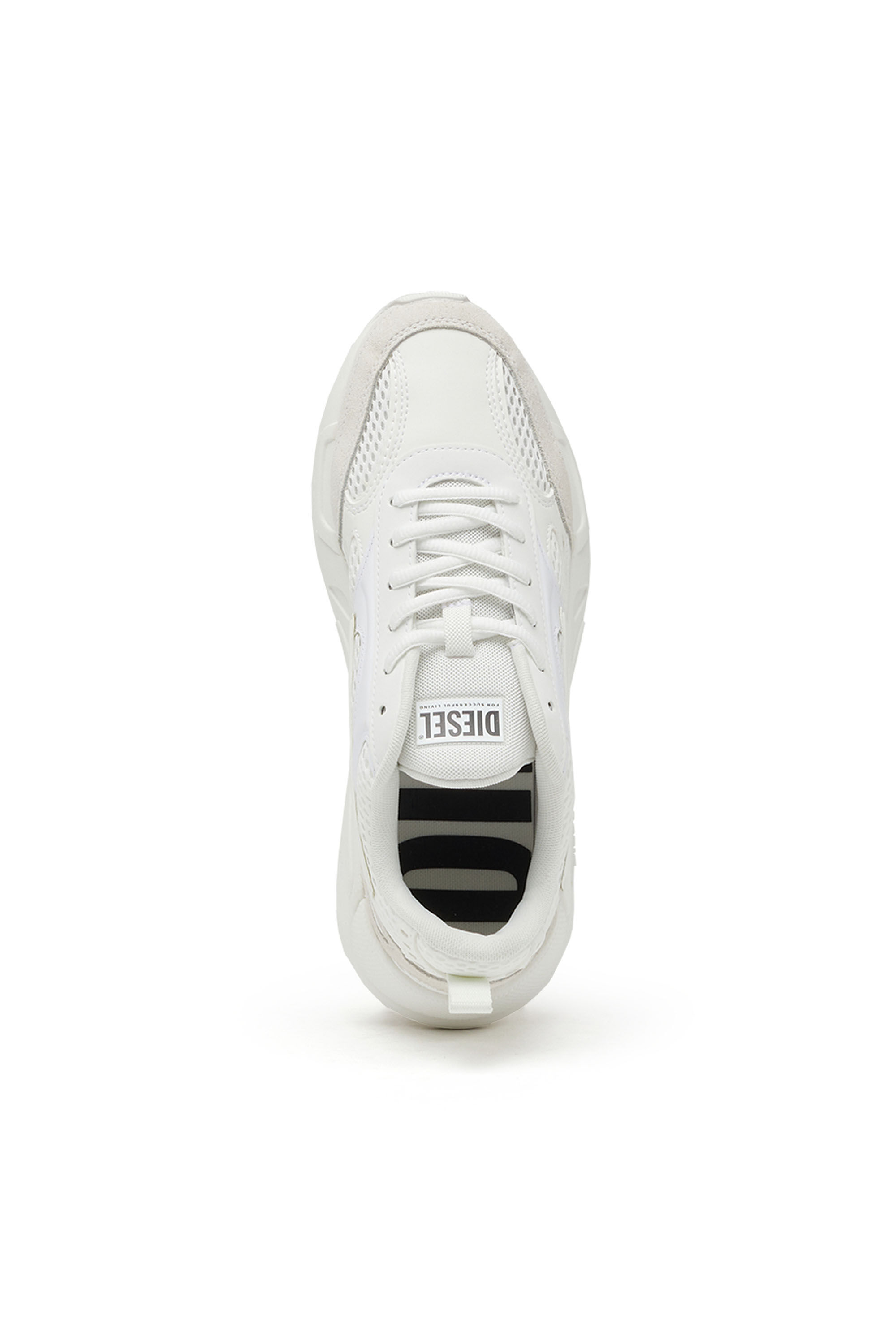 Diesel - S-SERENDIPITY SPORT W, Woman S-Serendipity-Sneakers in mesh and suede in White - Image 5