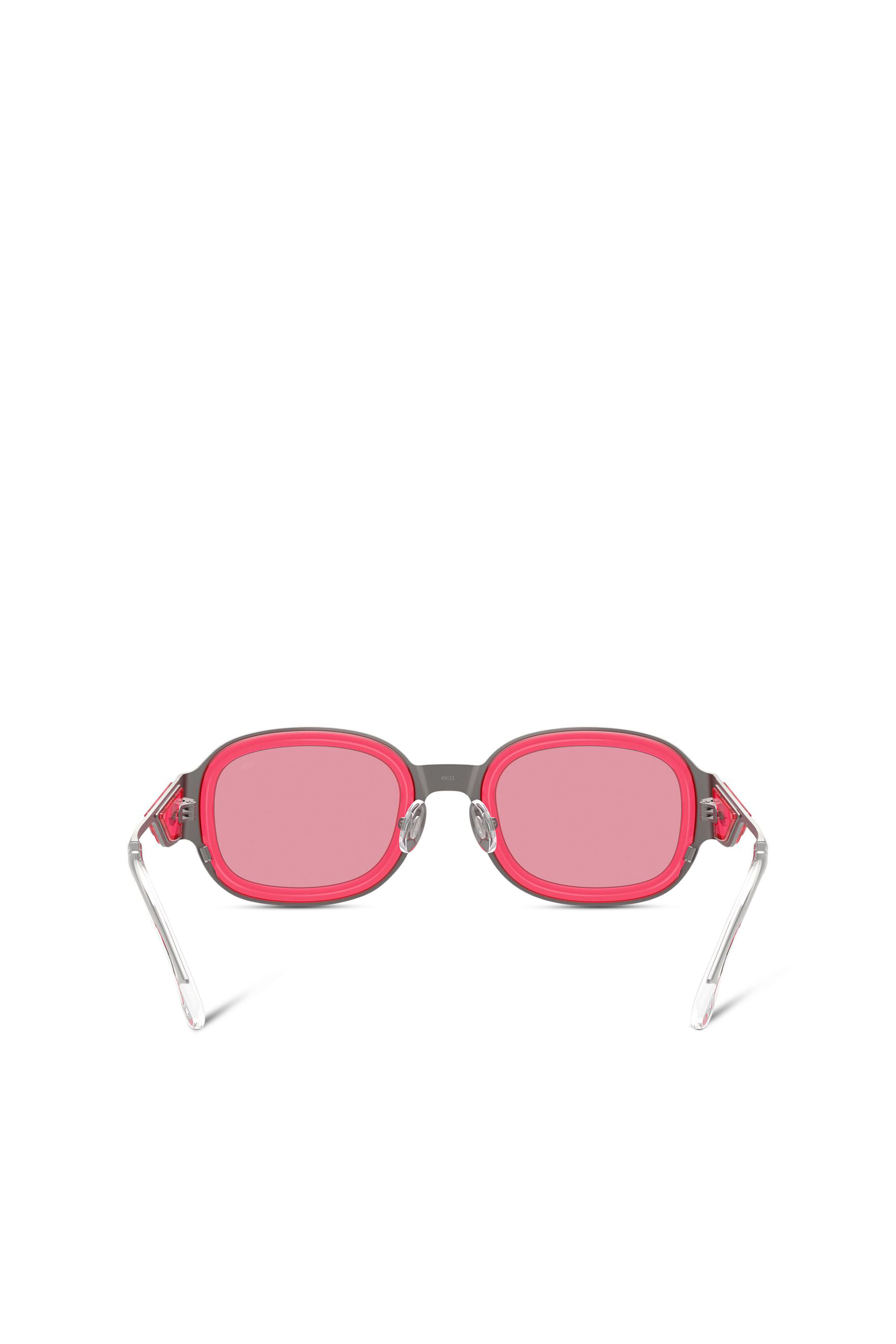 Diesel - 0DL1020, Unisex's Square sunglasses in Grey/Red - 3