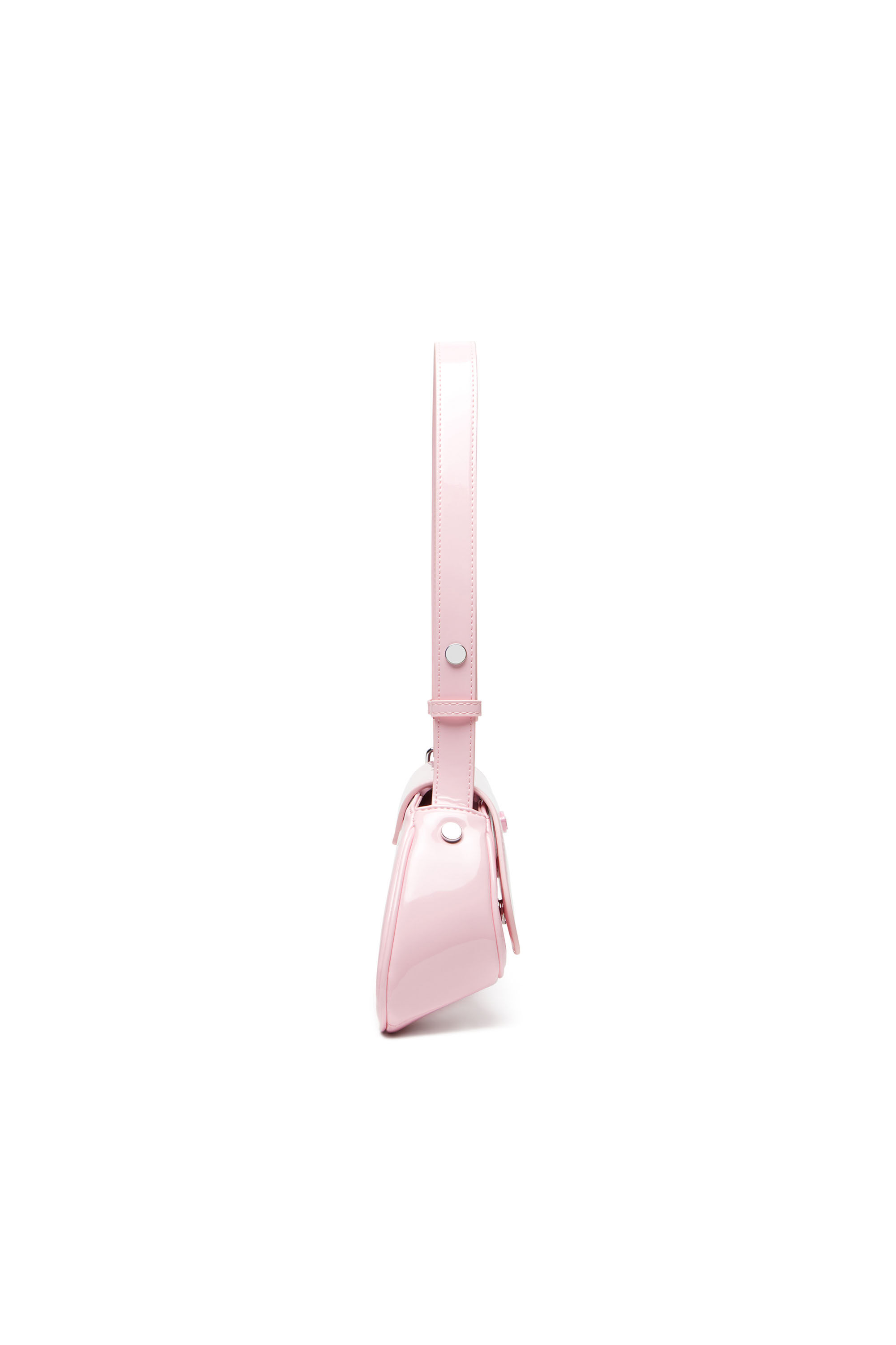 Diesel - PLAY CROSSBODY, Woman's Play-Crossbody bag in glossy PU in Pink - 4