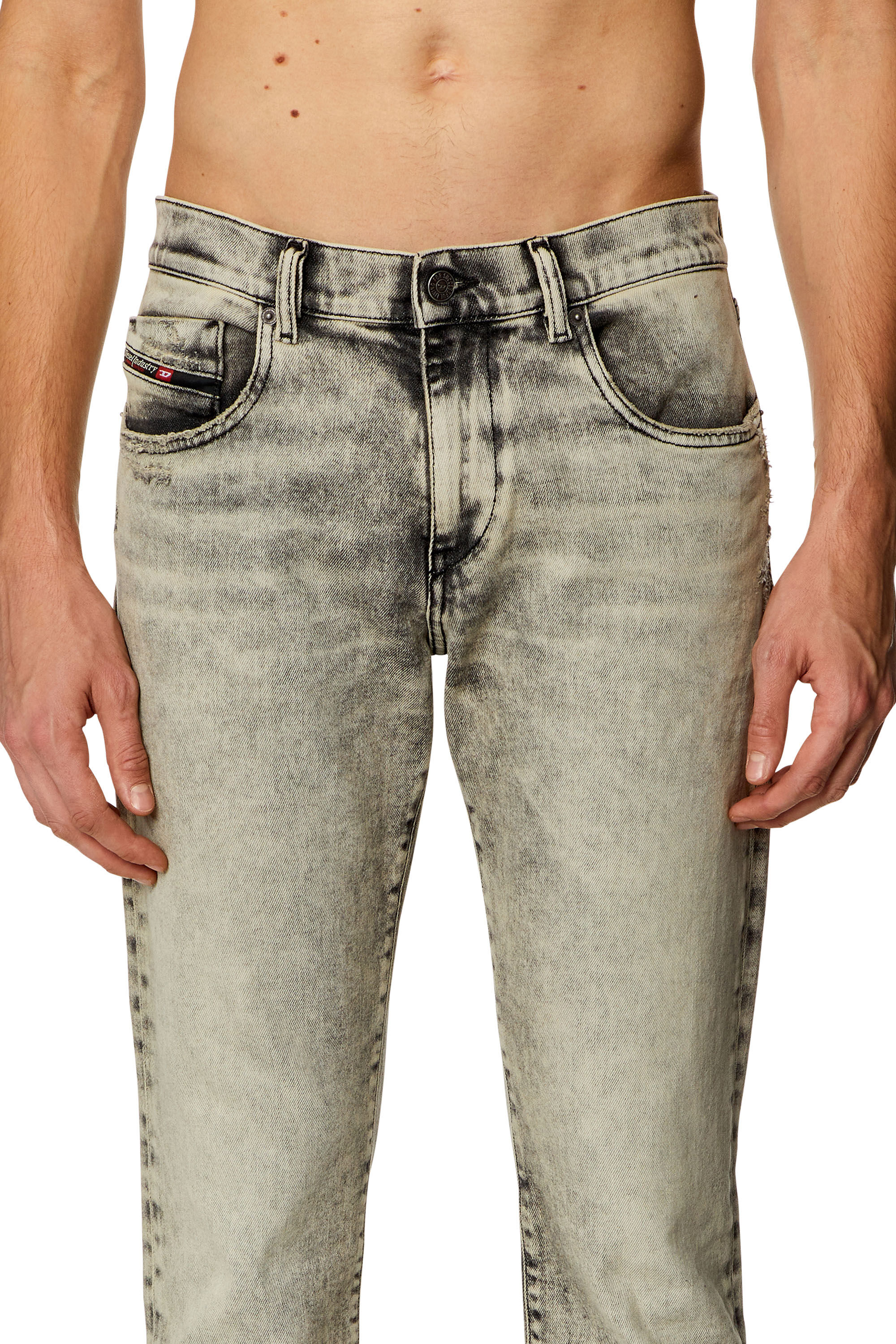 Diesel - Man Slim Jeans 2019 D-Strukt 09H56, Grey - Image 5