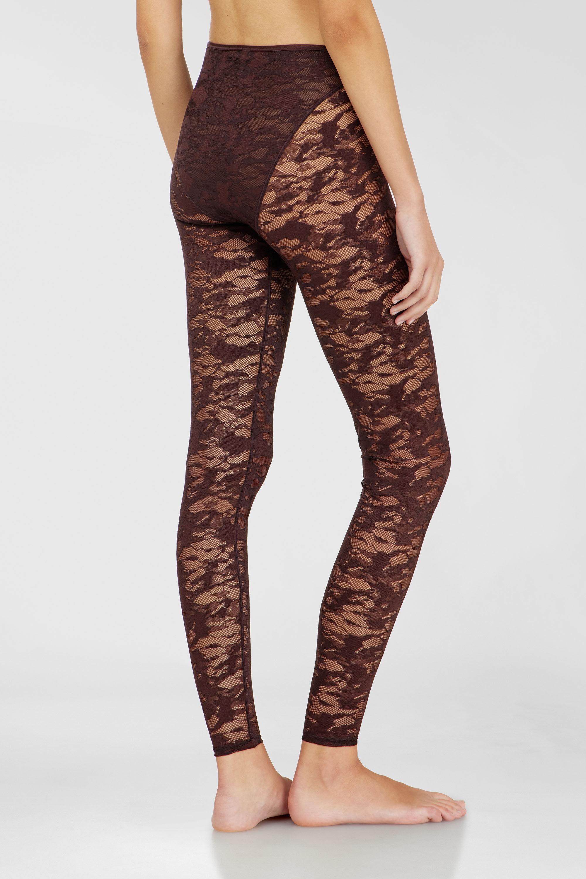 Diesel - HAYLEY-UTLT, Woman's Leggings in nylon camouflage lace in null - 3