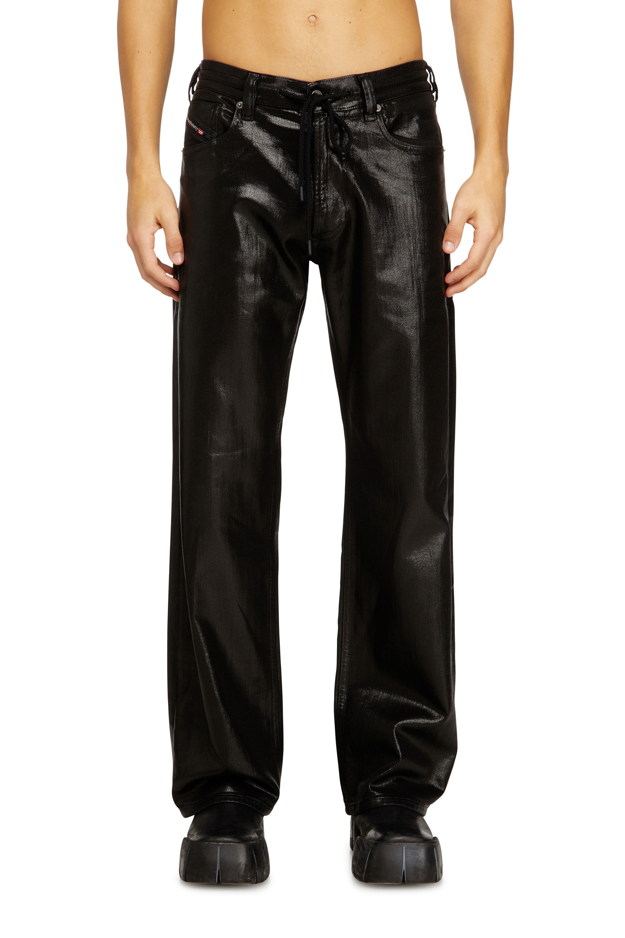 Diesel - Man's Relaxed 2080 D-Reel Joggjeans® 068VD, Black/Dark grey - 3